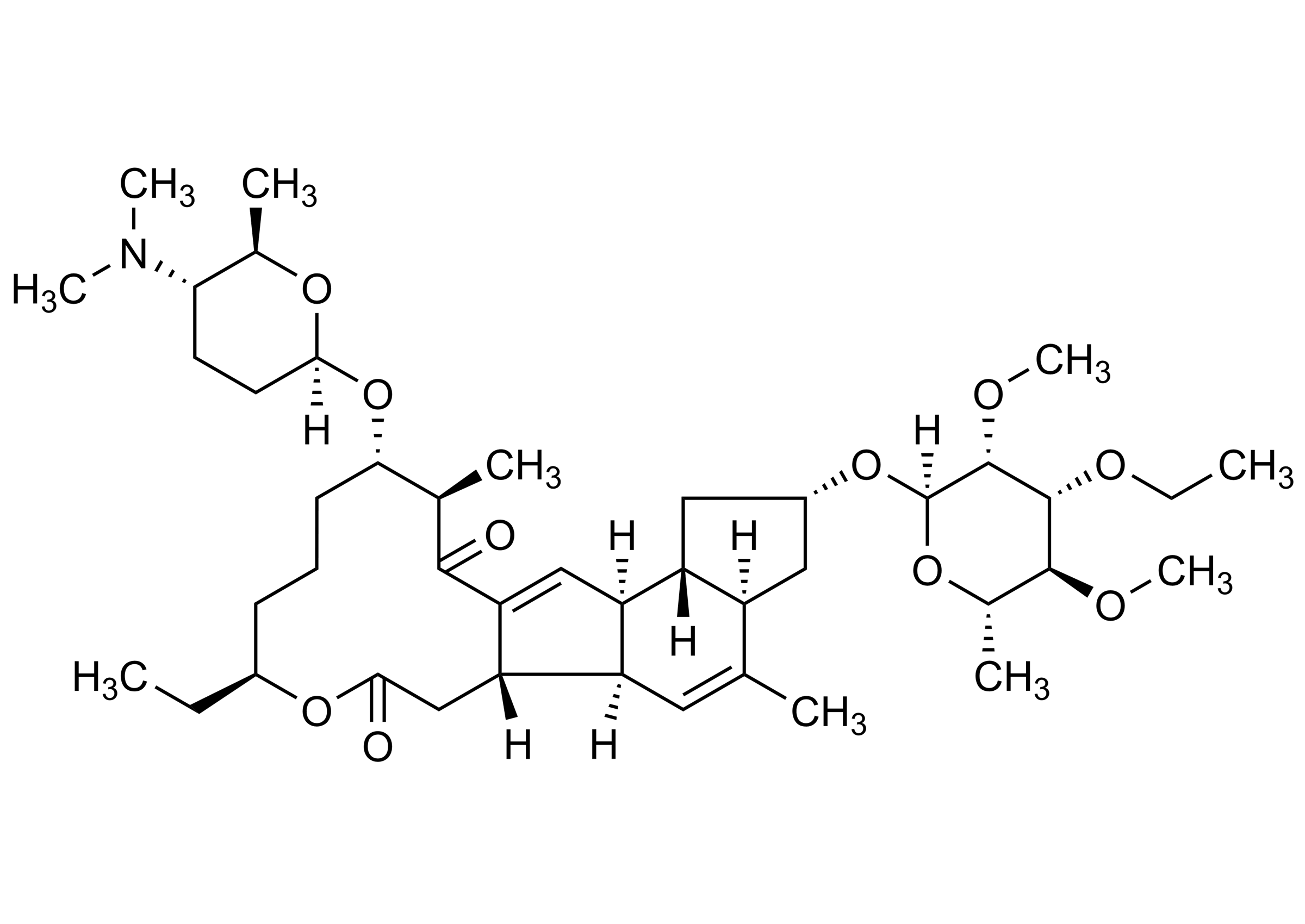 Spinetoram L XDE-175-L Reference Standard Molecular Structure Image Molecular structure of Spinetoram L XDE-175-L reference standard for LC-MS/MS and GC-MS residue analysis