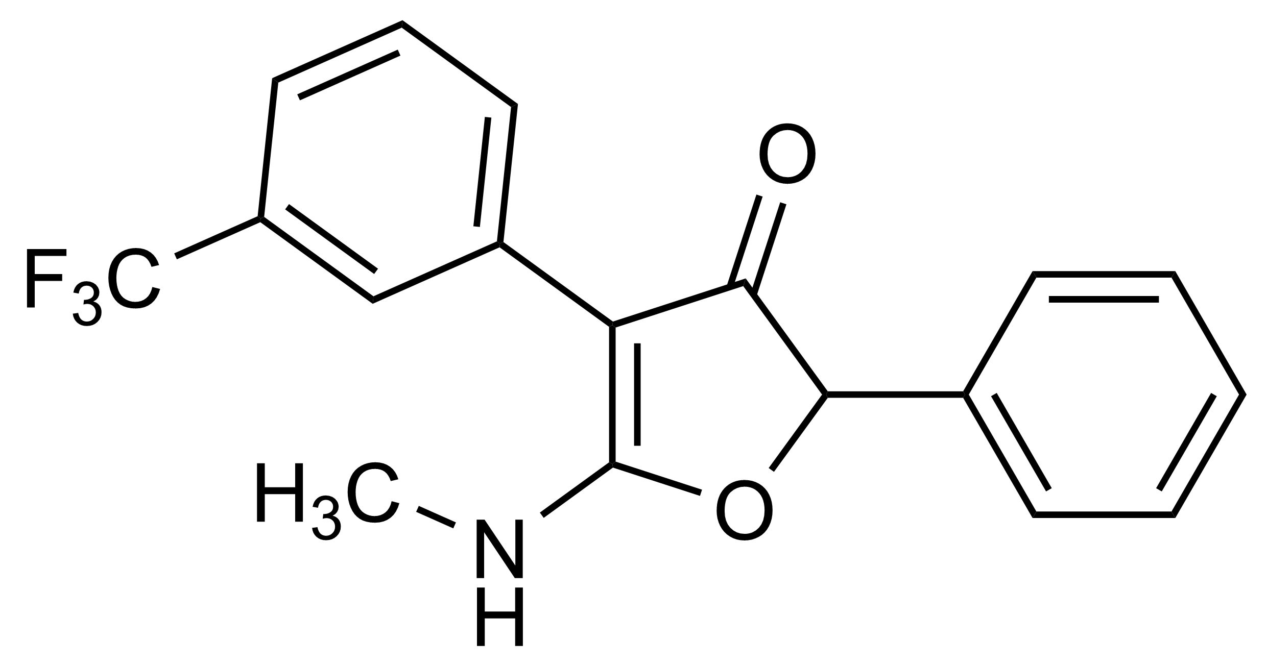 Flurtamone reference standard molecular structure (CAS 96525-23-4) for LC-MS/MS and GC-MS calibration