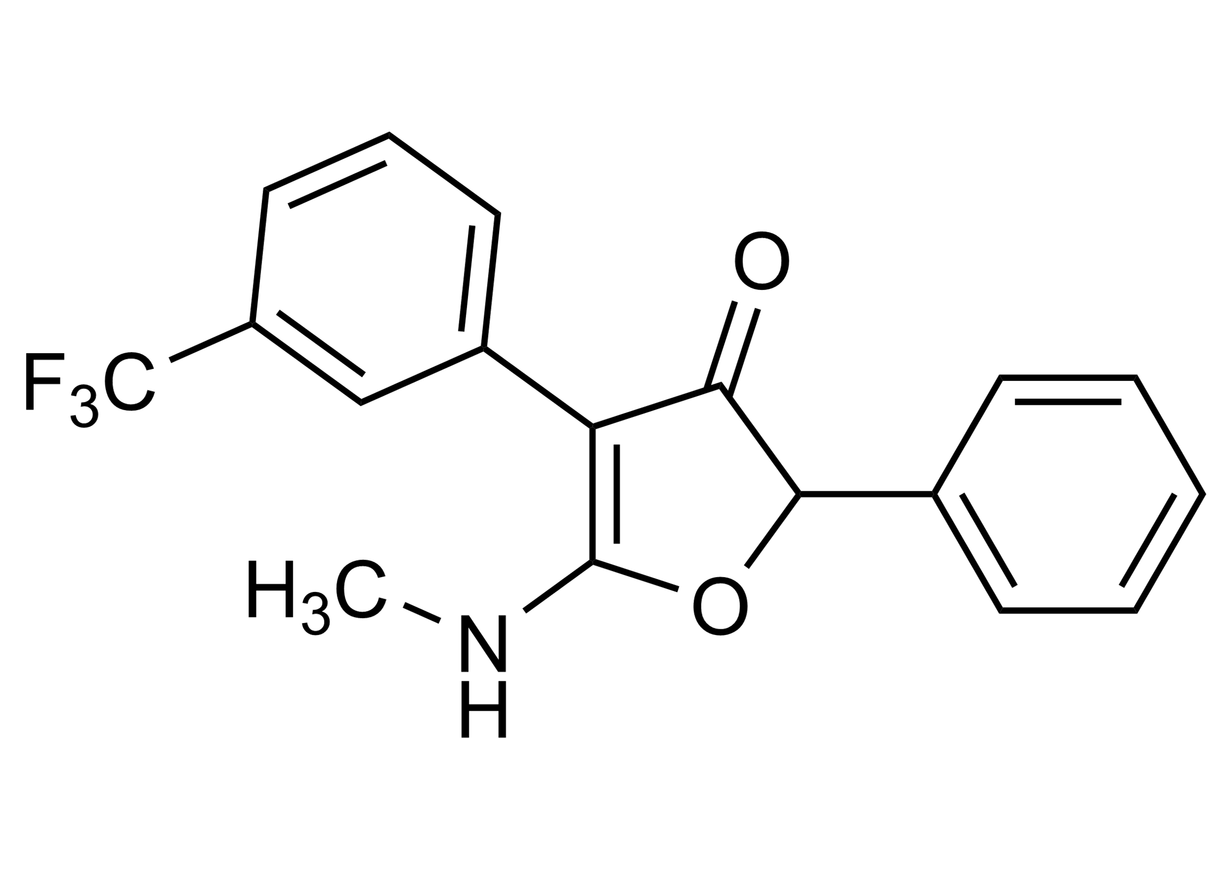 Flurtamone reference standard molecular structure (CAS 96525-23-4) for LC-MS/MS and GC-MS calibration