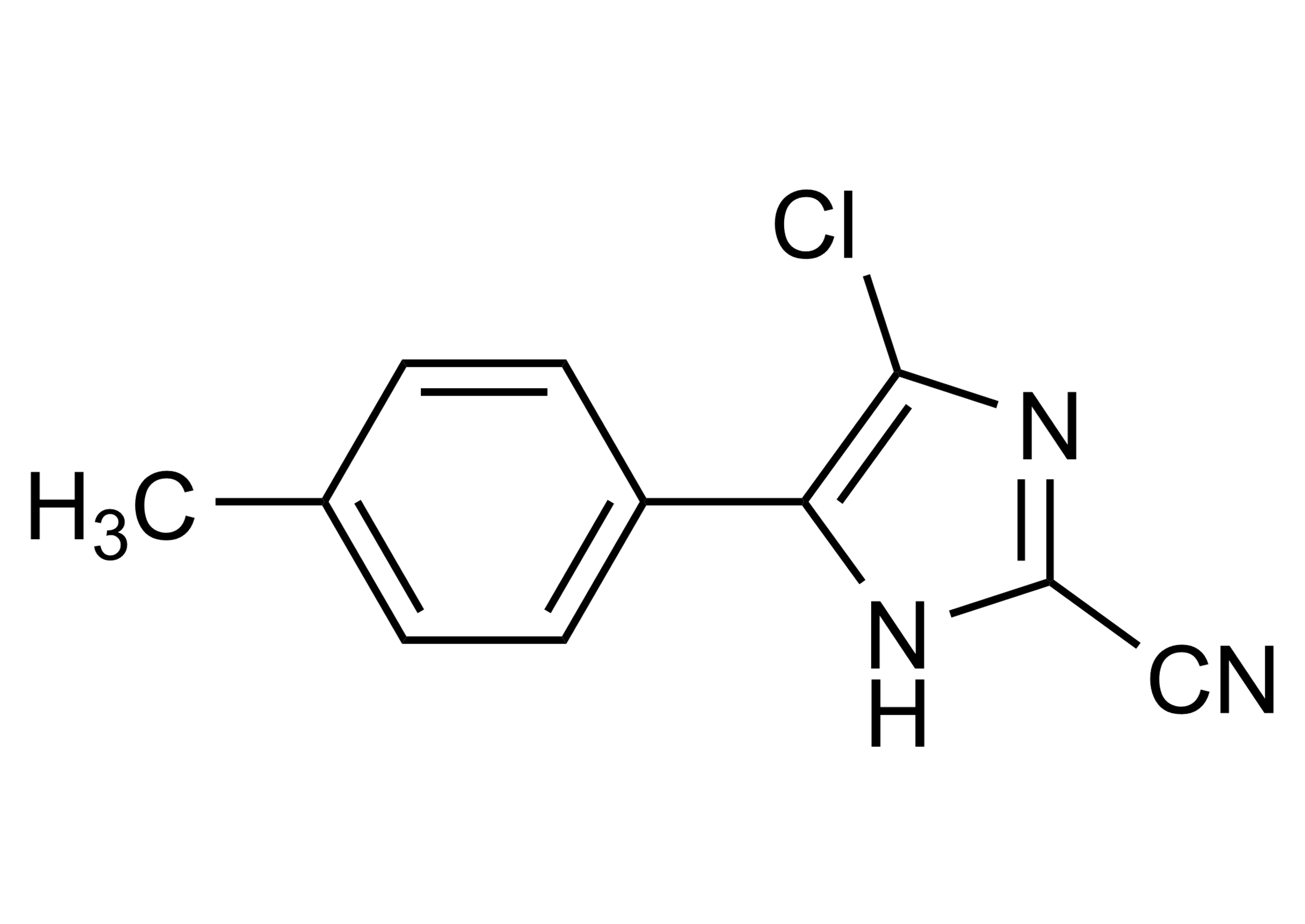 Cyazofamid dessulfonamide Reference Standard Molecular Structure Cyazofamid dessulfonamide reference standard molecular structure