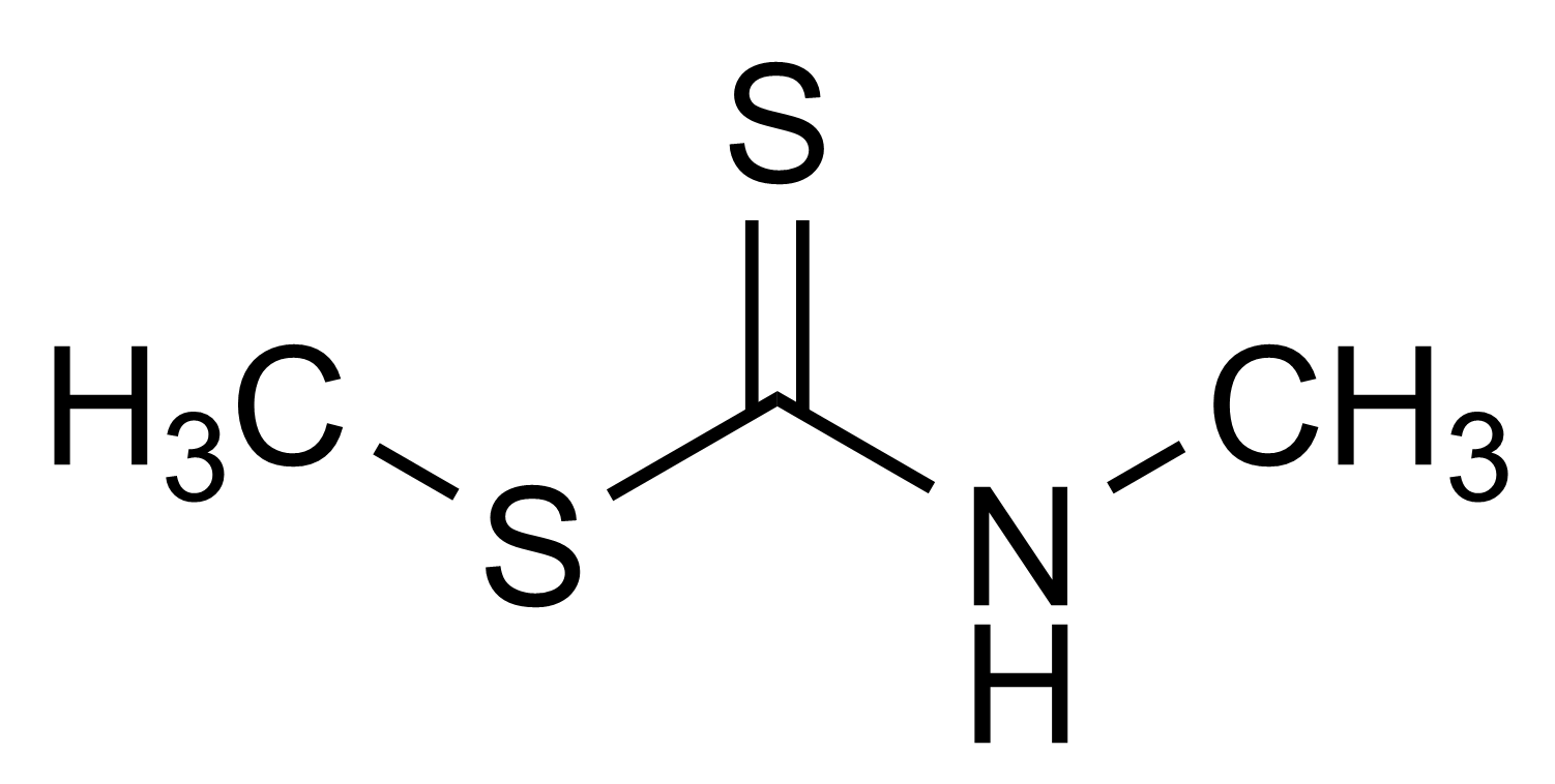 S,N-Dimethyl-dithiocarbamate molecular structure - reference standard for LC-MS/MS and GC-MS