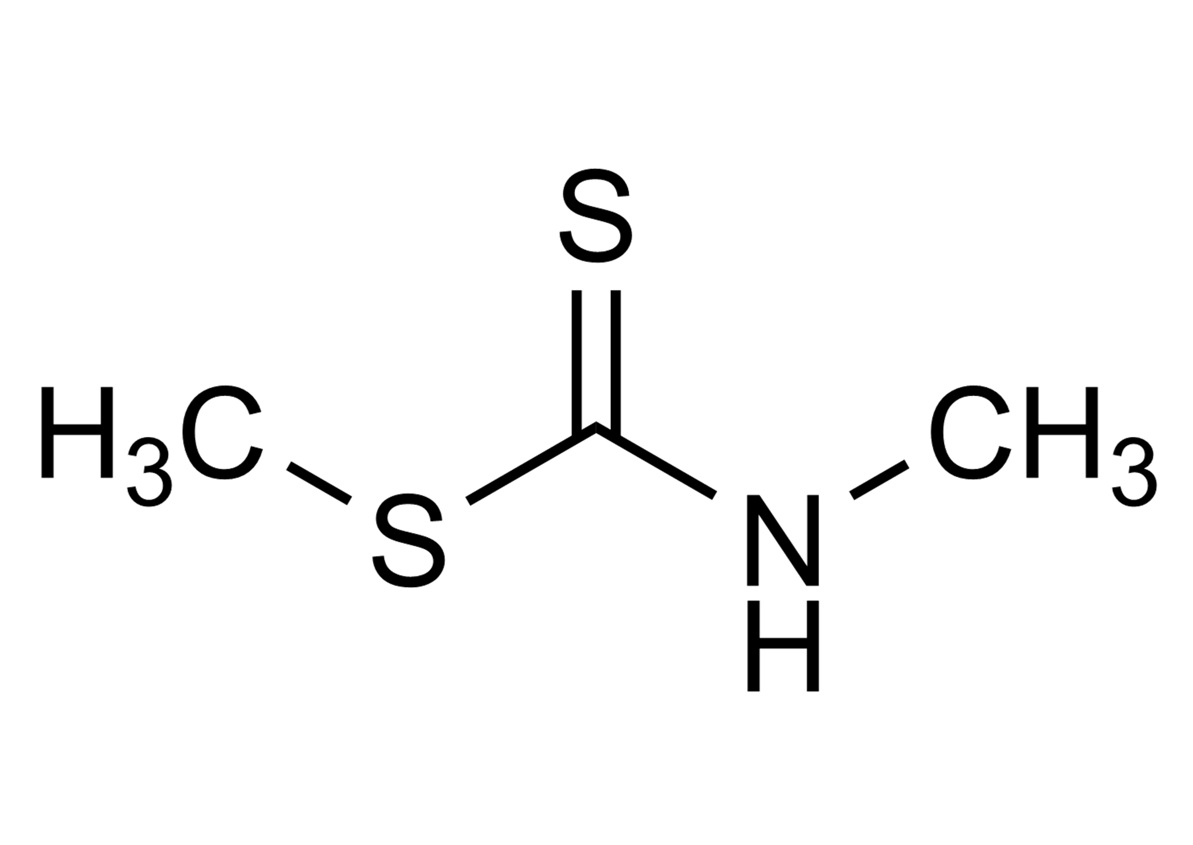 S,N-Dimethyl-dithiocarbamate molecular structure - reference standard for LC-MS/MS and GC-MS