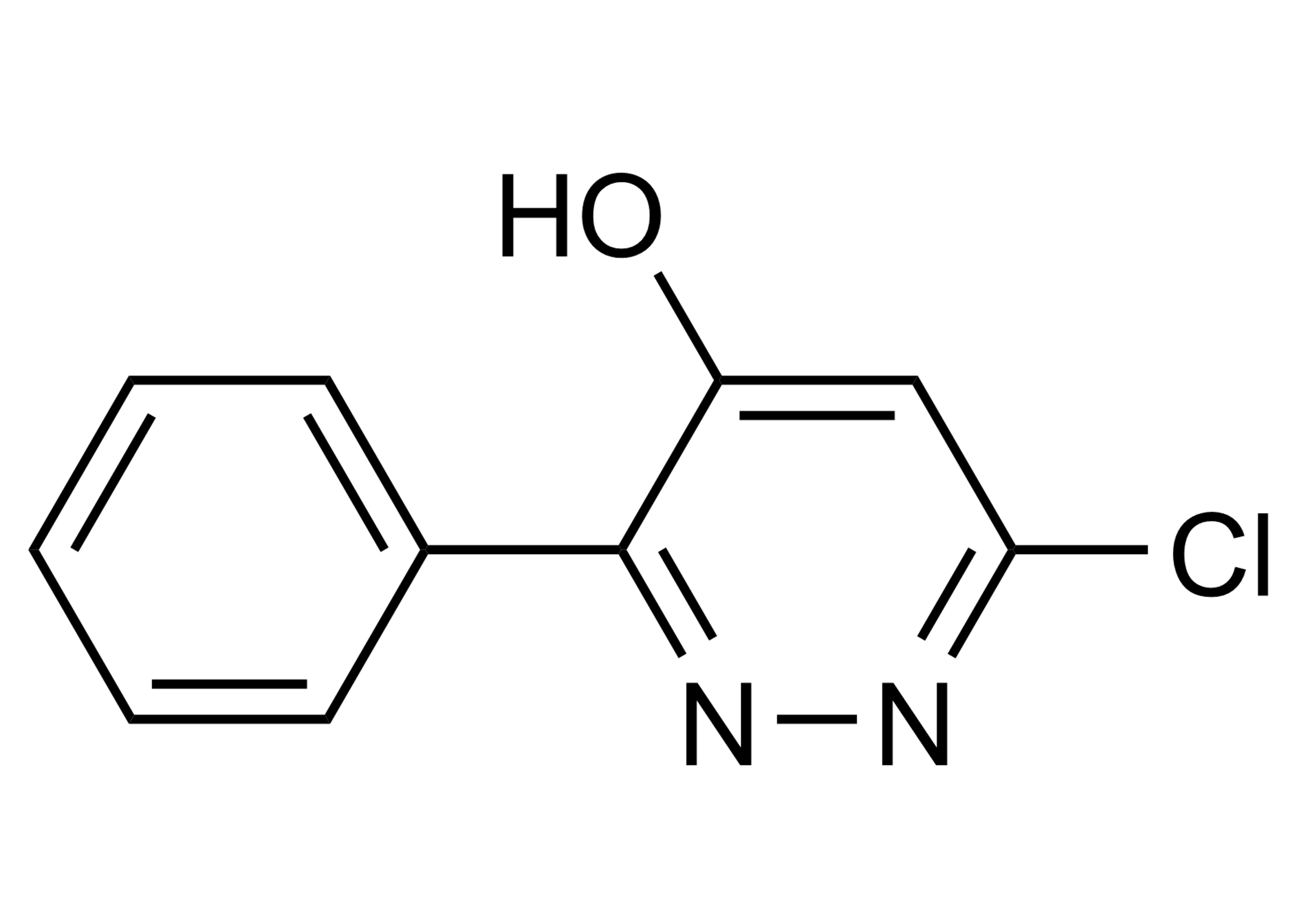 Molecular Structure of Pyridafol3-Chloro-5-hydroxy-6-phenyl pyridazine Reference Standard (CAS 40020-01-7) Pyridafol3-Chloro-5-hydroxy-6-phenyl pyridazine reference standard molecular structure - CAS 40020-01-7