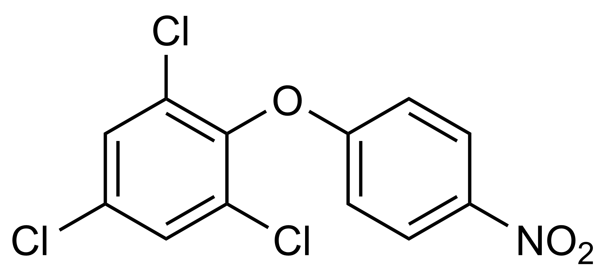 Chlornitrofen reference standard molecular structure for LC-MS/MS and GC-MS