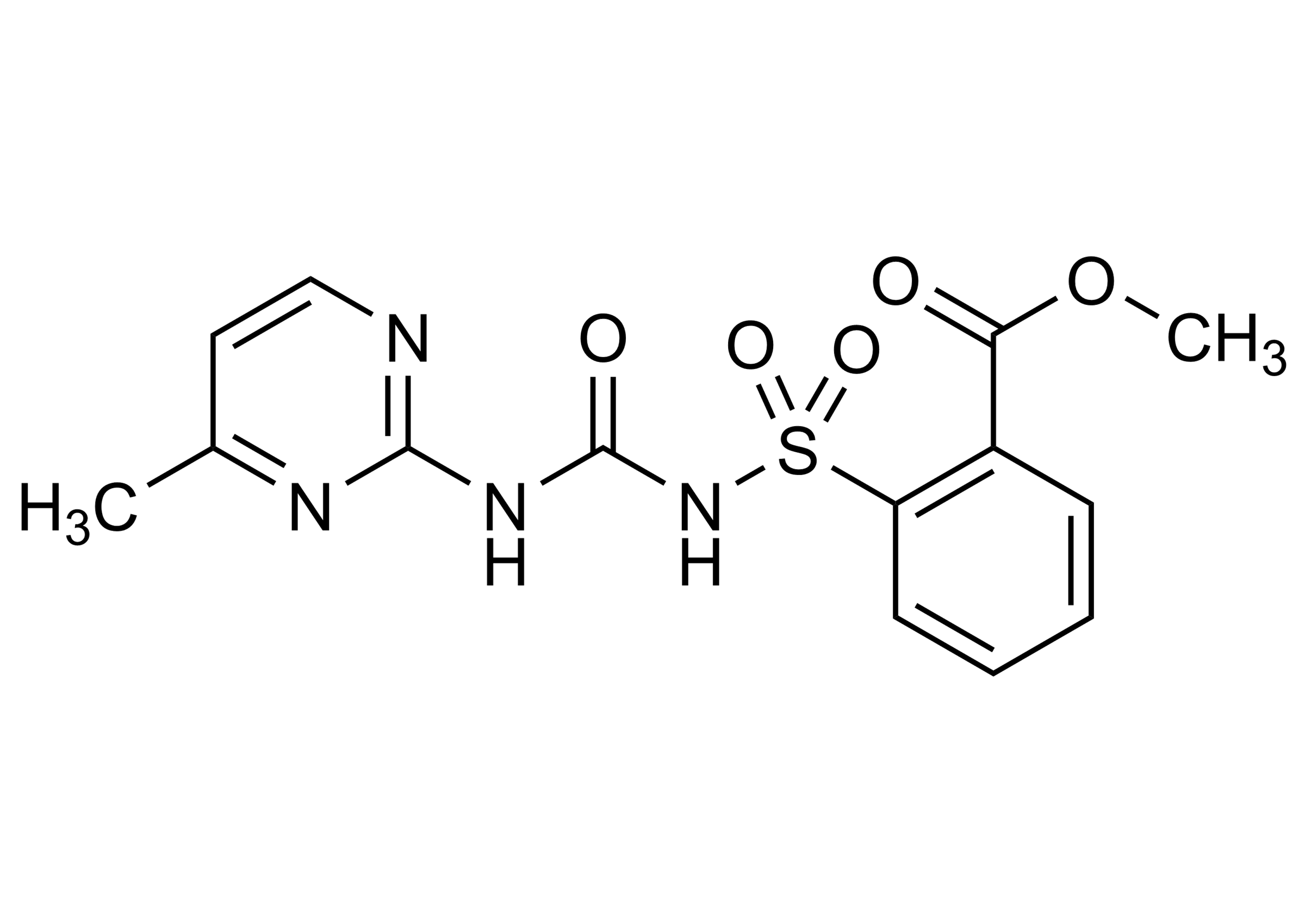 Molecular structure of Monosulfuron ester reference standard for LC-MS/MS and GC-MS