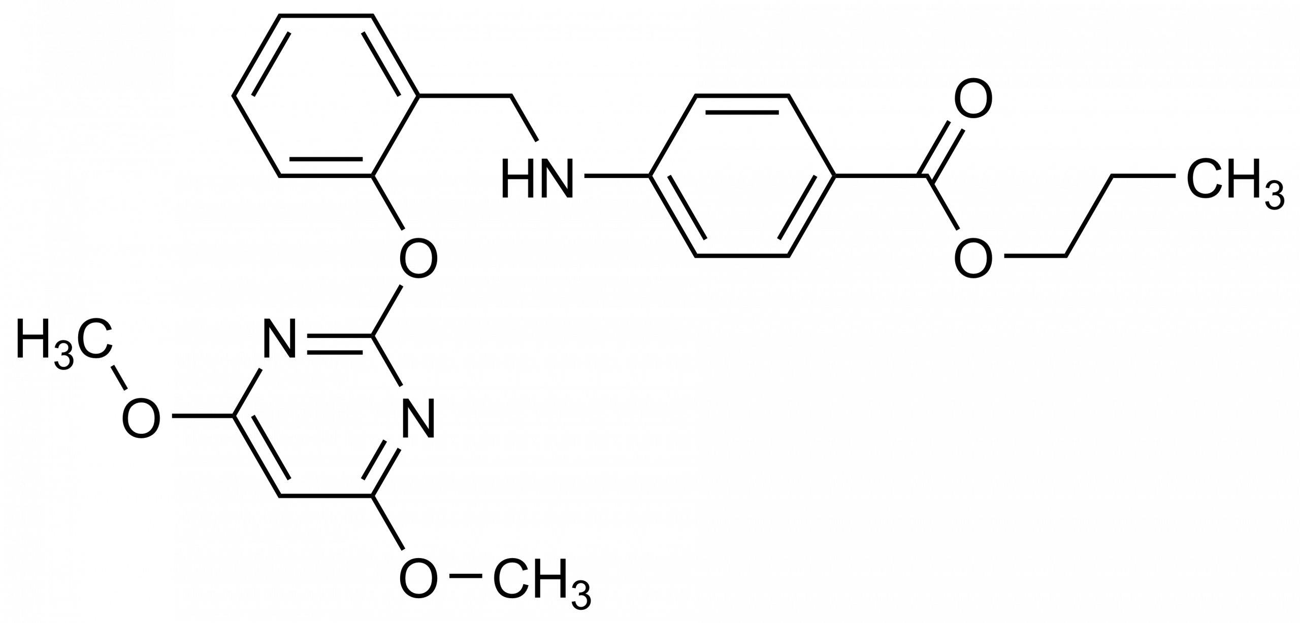 Pyribambenz-propyl reference standard molecular structure (CAS 420138-40-5)