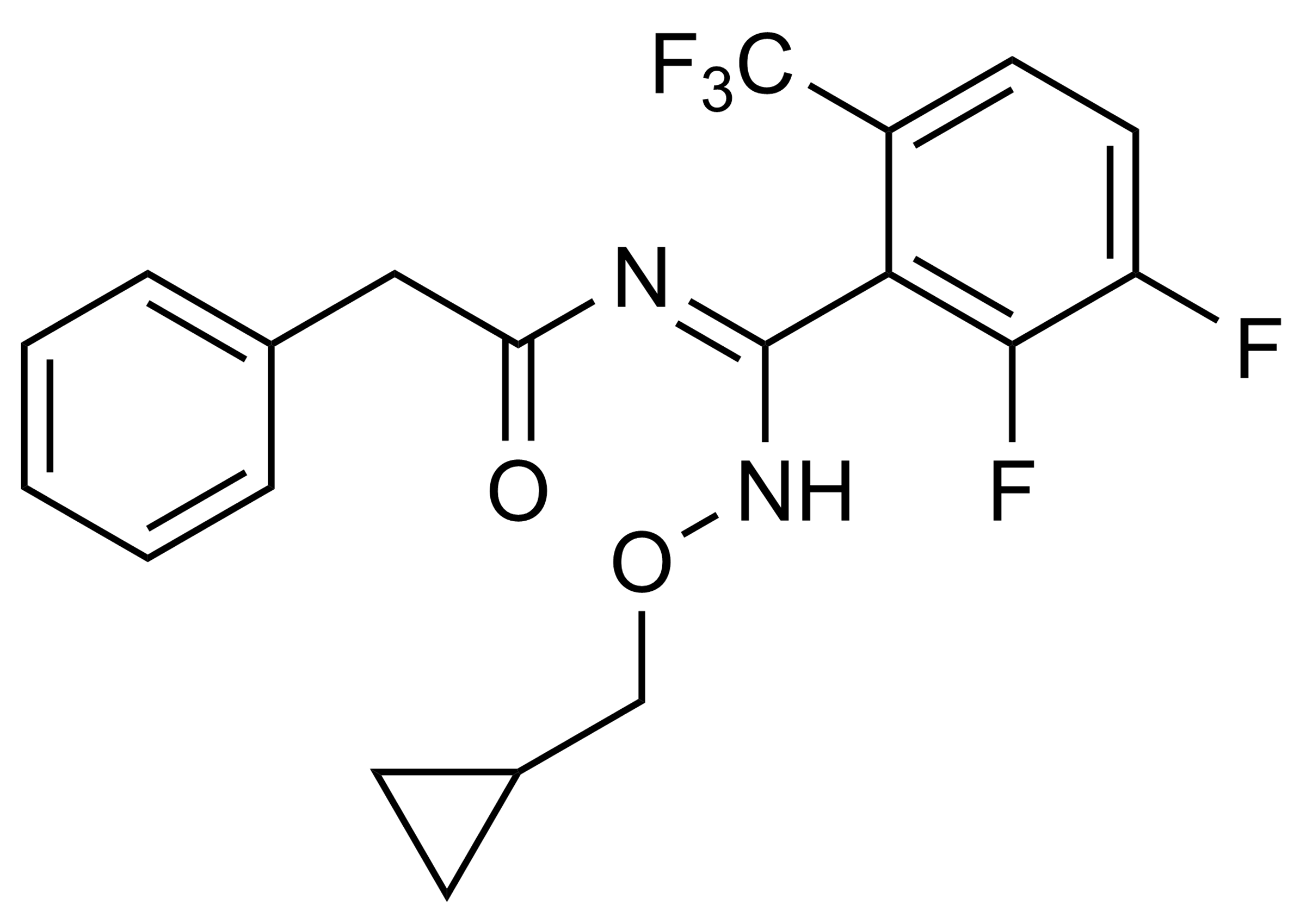 Cyflufenamid reference standard molecular structure Cyflufenamid reference standard molecular structure for LC-MS/MS and GC-MS