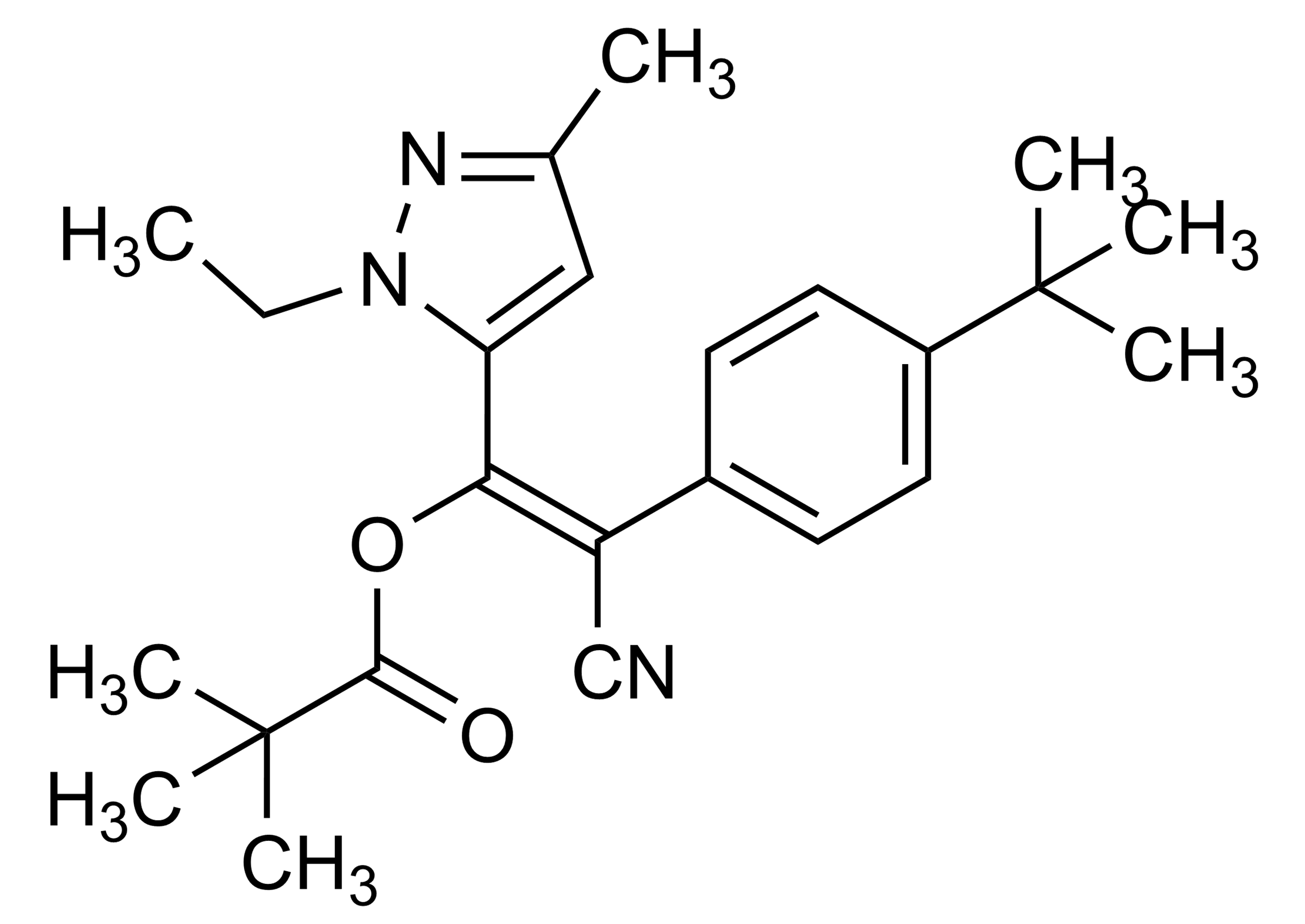 Cyetpyrafen Reference Standard Molecular Structure (CAS 1253429-01-4) Cyetpyrafen reference standard molecular structure for LC-MS/MS and GC-MS (CAS 1253429-01-4)