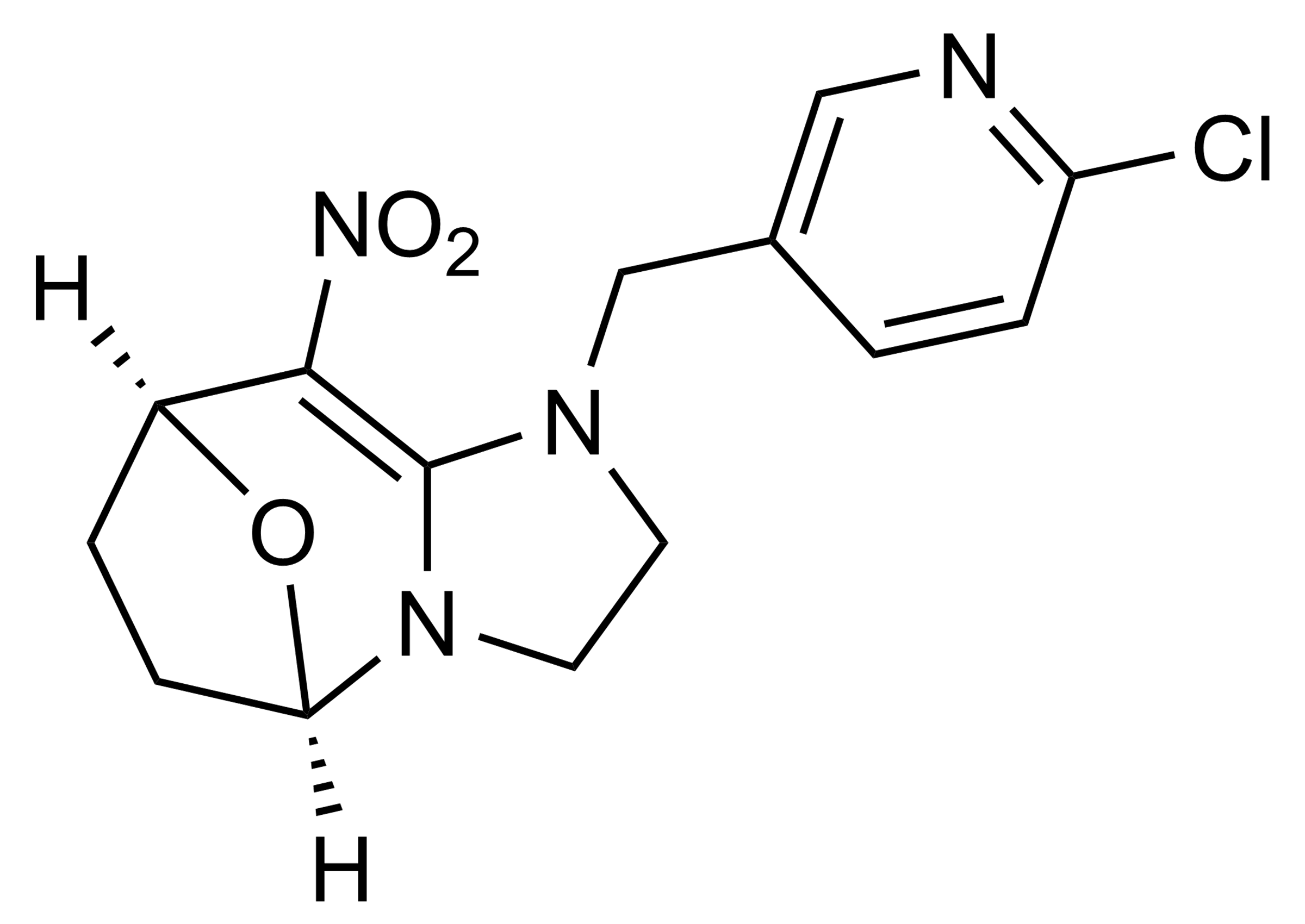 Cycloxaprid Reference Standard Molecular Structure Cycloxaprid reference standard molecular structure for LC-MS/MS and GC-MS