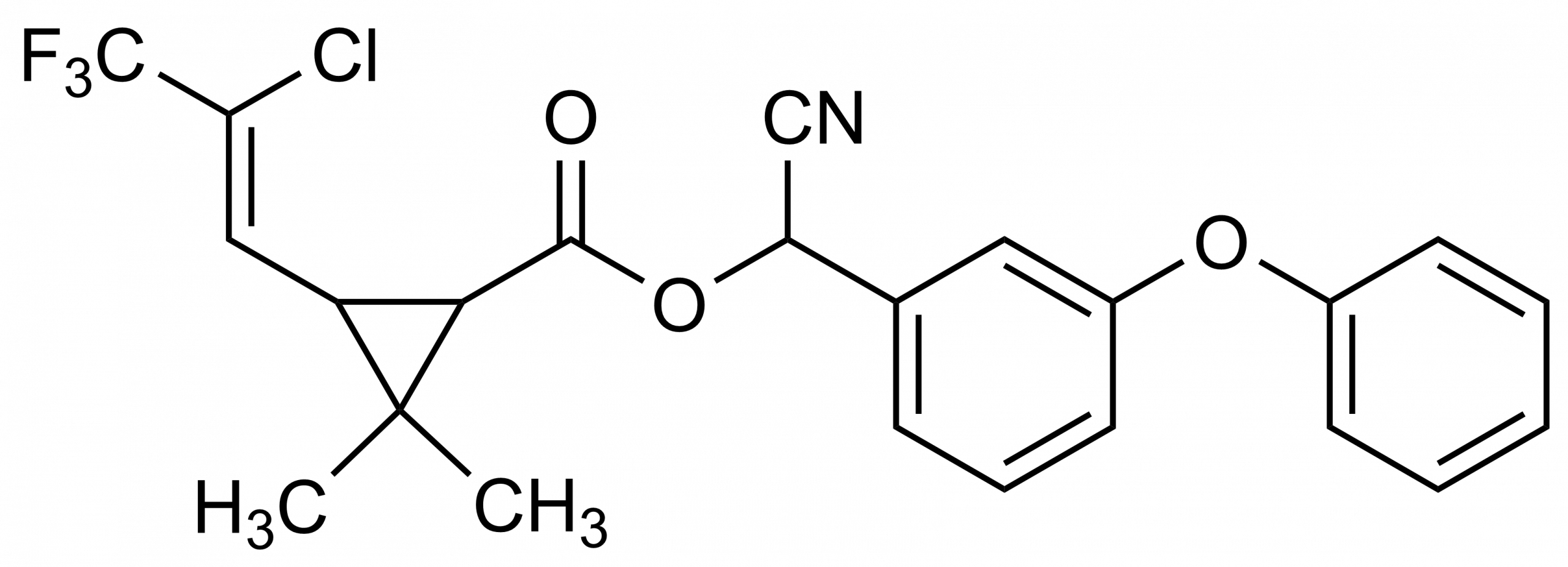Cyhalothrin Reference Standard - High Purity Pesticide Calibration Material Cyhalothrin reference standard for LC-MS/MS and GC-MS calibration (CAS 68085-85-8)