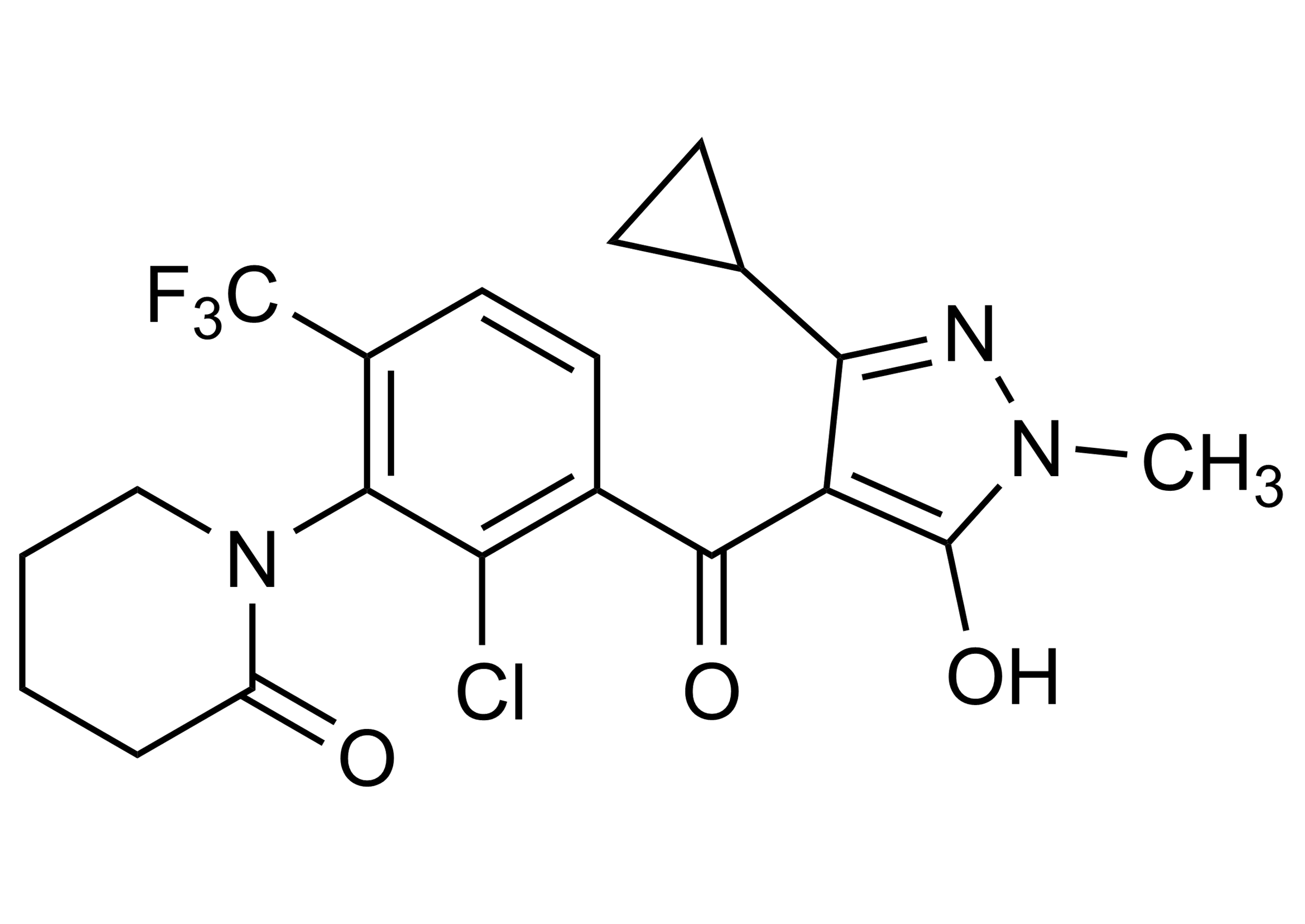 Cypyrafluone reference standard image for analytical quantification Cypyrafluone reference standard for LC-MS/MS and GC-MS calibration