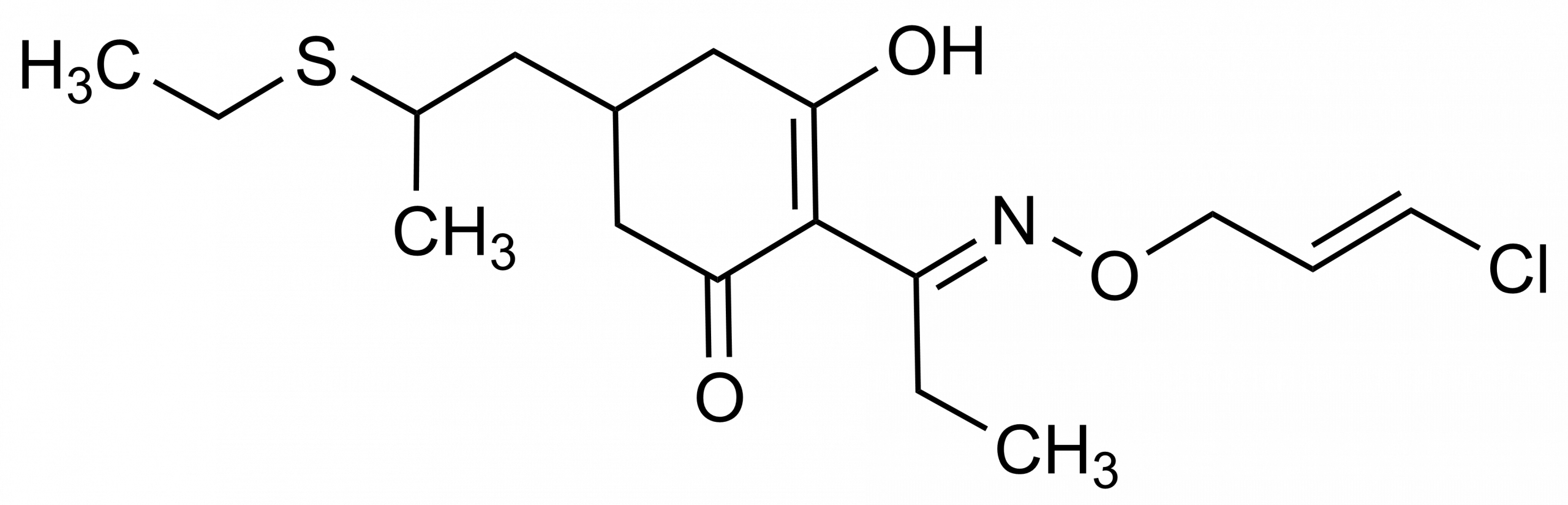Clethodim reference standard for LC-MS/MS and GC-MS calibration (CAS 99129-21-2)
