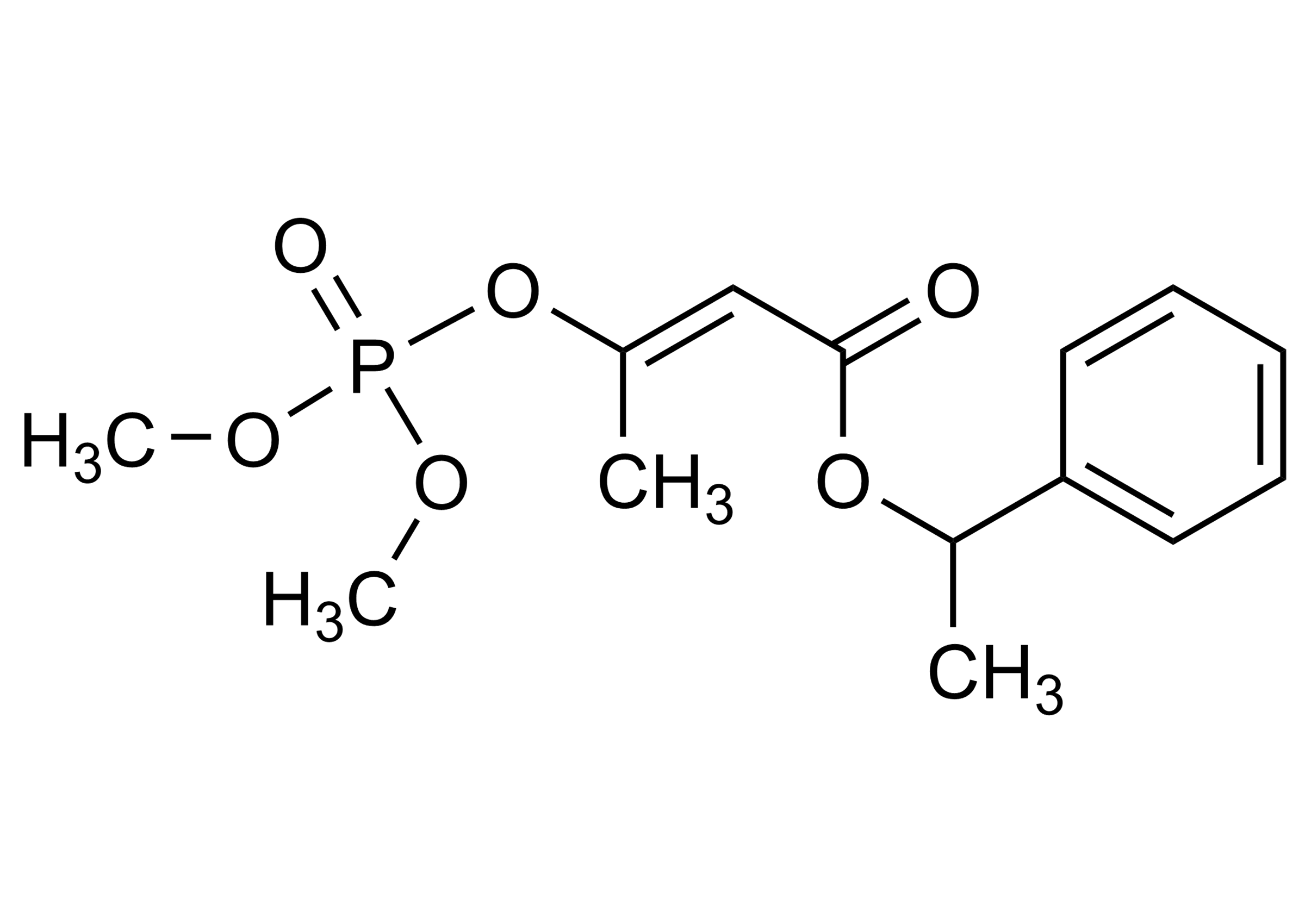 Crotoxyphos Reference Standard Molecular Structure Crotoxyphos reference standard molecular structure for LC-MS/MS and GC-MS