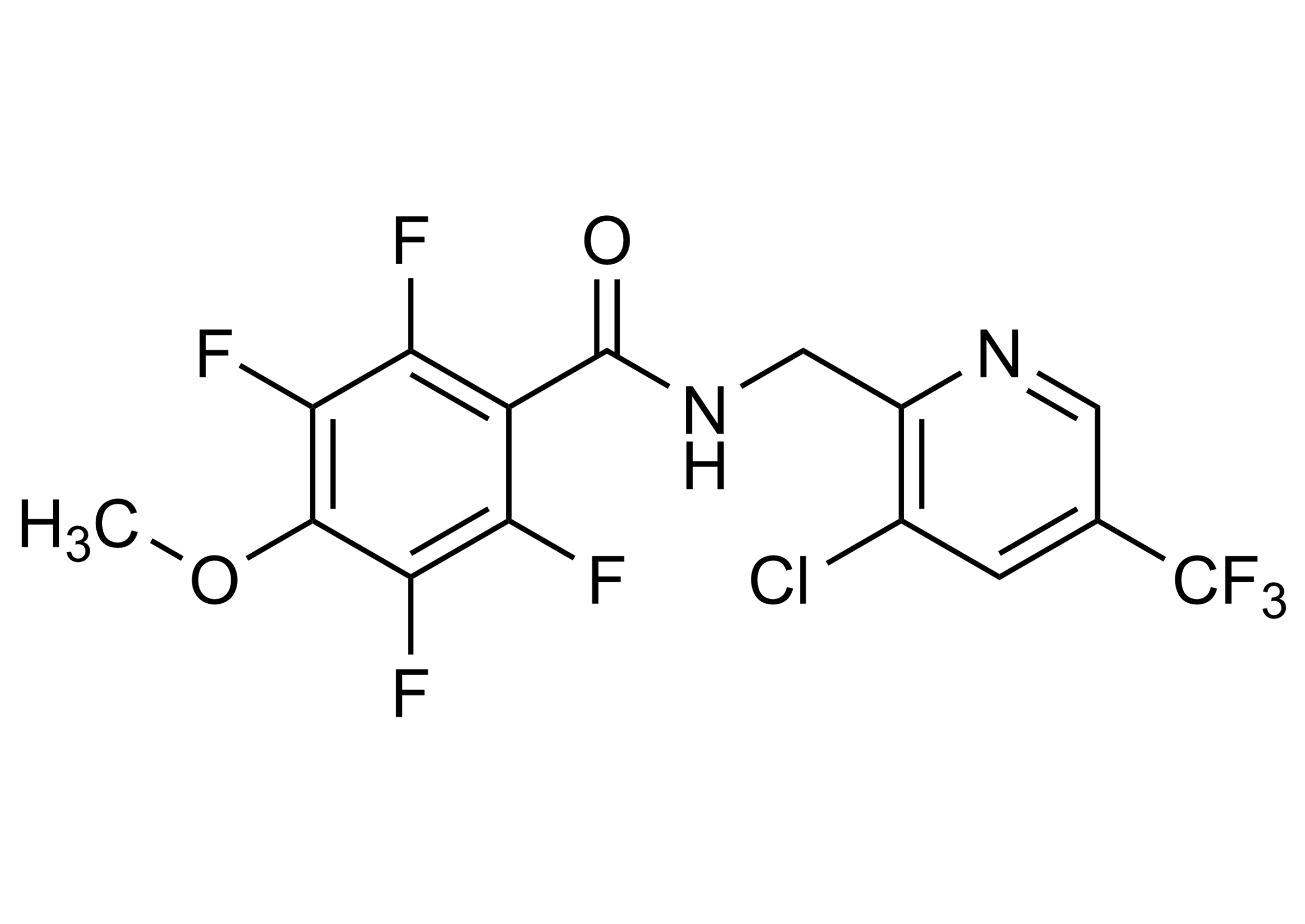 Fluopimomide Reference Standard Molecular Structure Image Fluopimomide molecular structure reference standard for LC-MS/MS and GC-MS