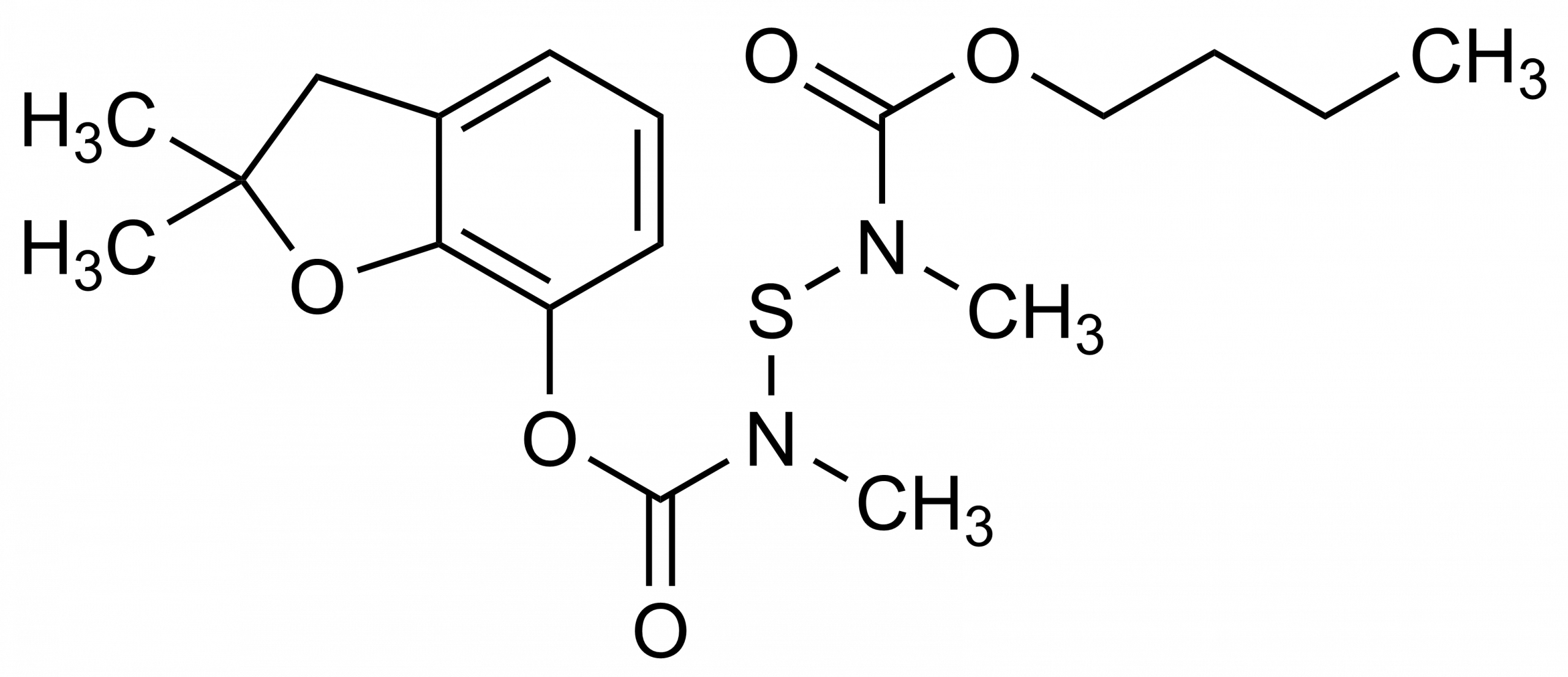 Furathiocarb reference standard (CAS 65907-30-4) molecular structure