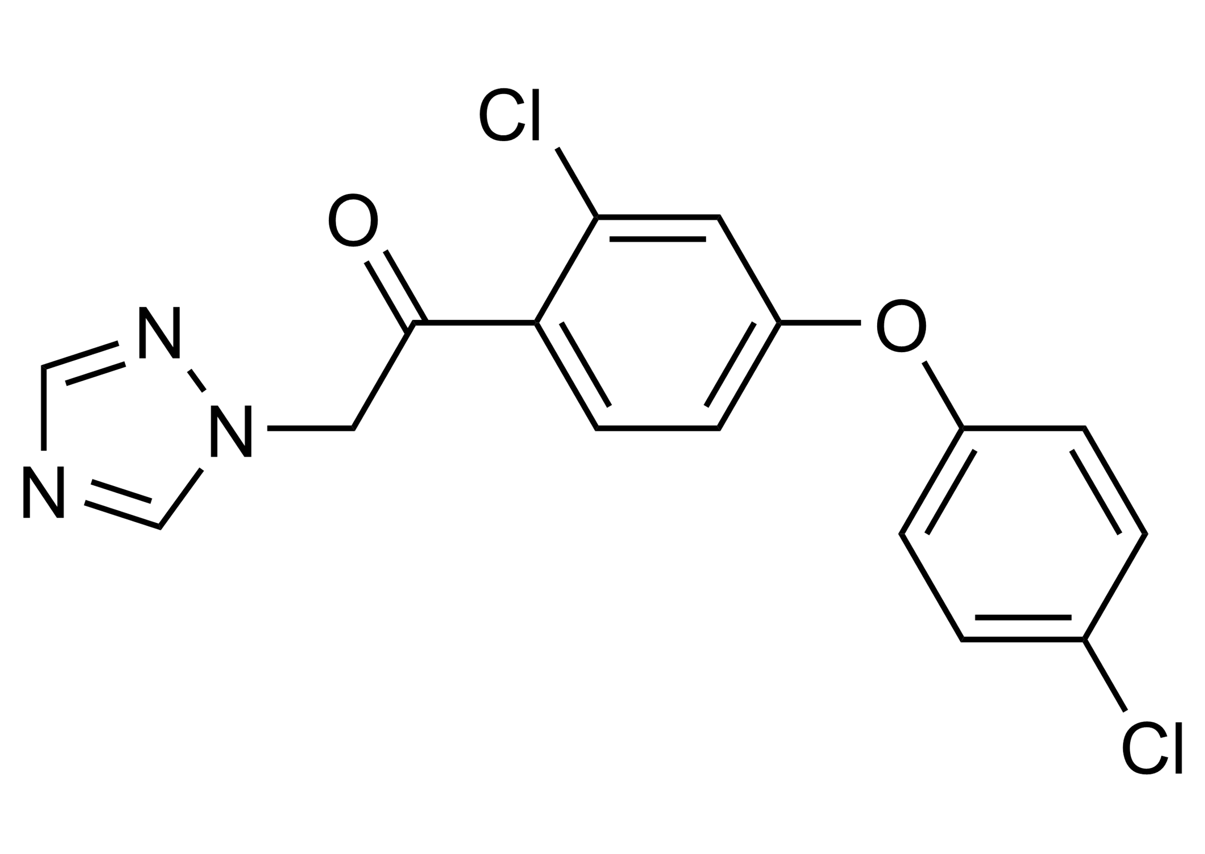 Difenoconazole metabolite CGA-205374 molecular structure reference standard (CAS 136815-80-0)