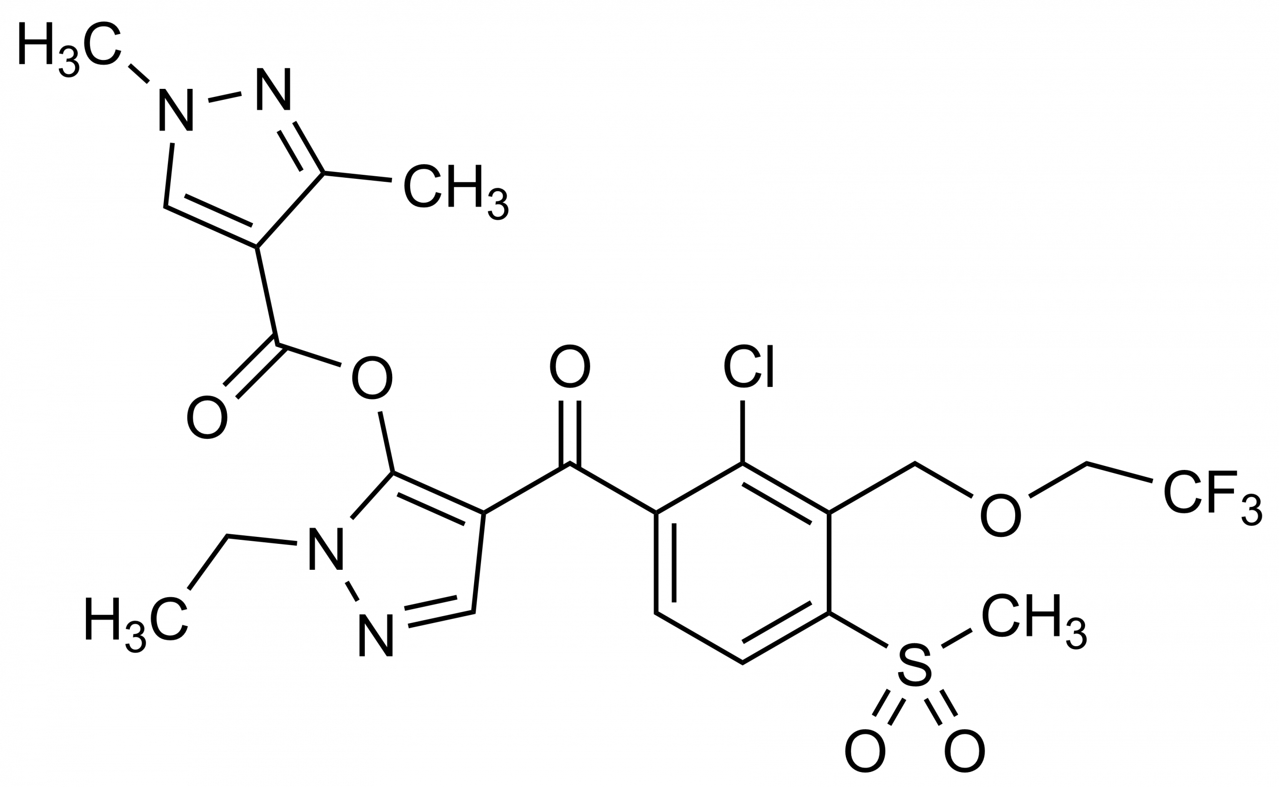 Fenpyrazone reference standard molecular structure for LC-MS/MS and GC-MS quantification
