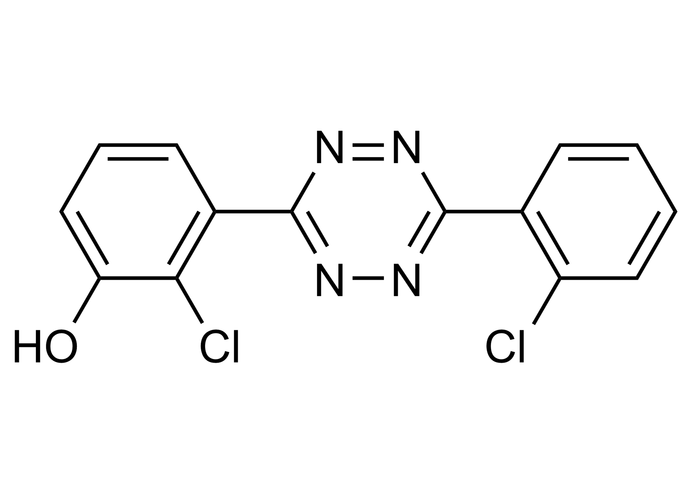 Clofentezine-3-hydroxy Reference Standard Molecular Structure Clofentezine-3-hydroxy reference standard molecular structure, CAS 107595-49-3
