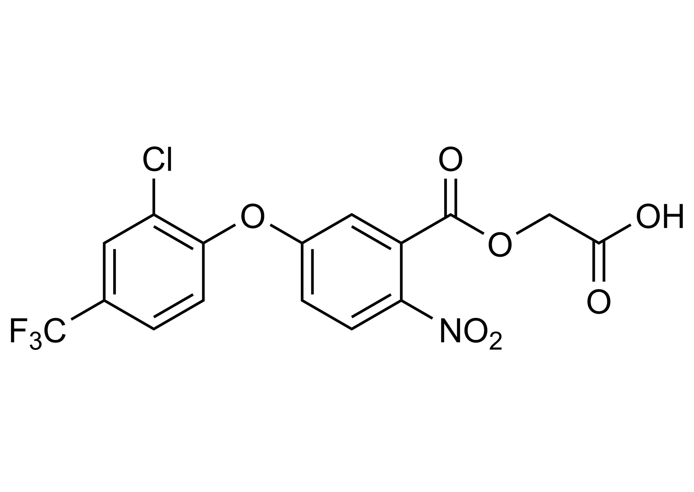 Benzofluorfen Fluoroglycofen Reference Standard Structure (CAS 77501-60-1) Benzofluorfen Fluoroglycofen molecular structure reference standard (CAS 77501-60-1)