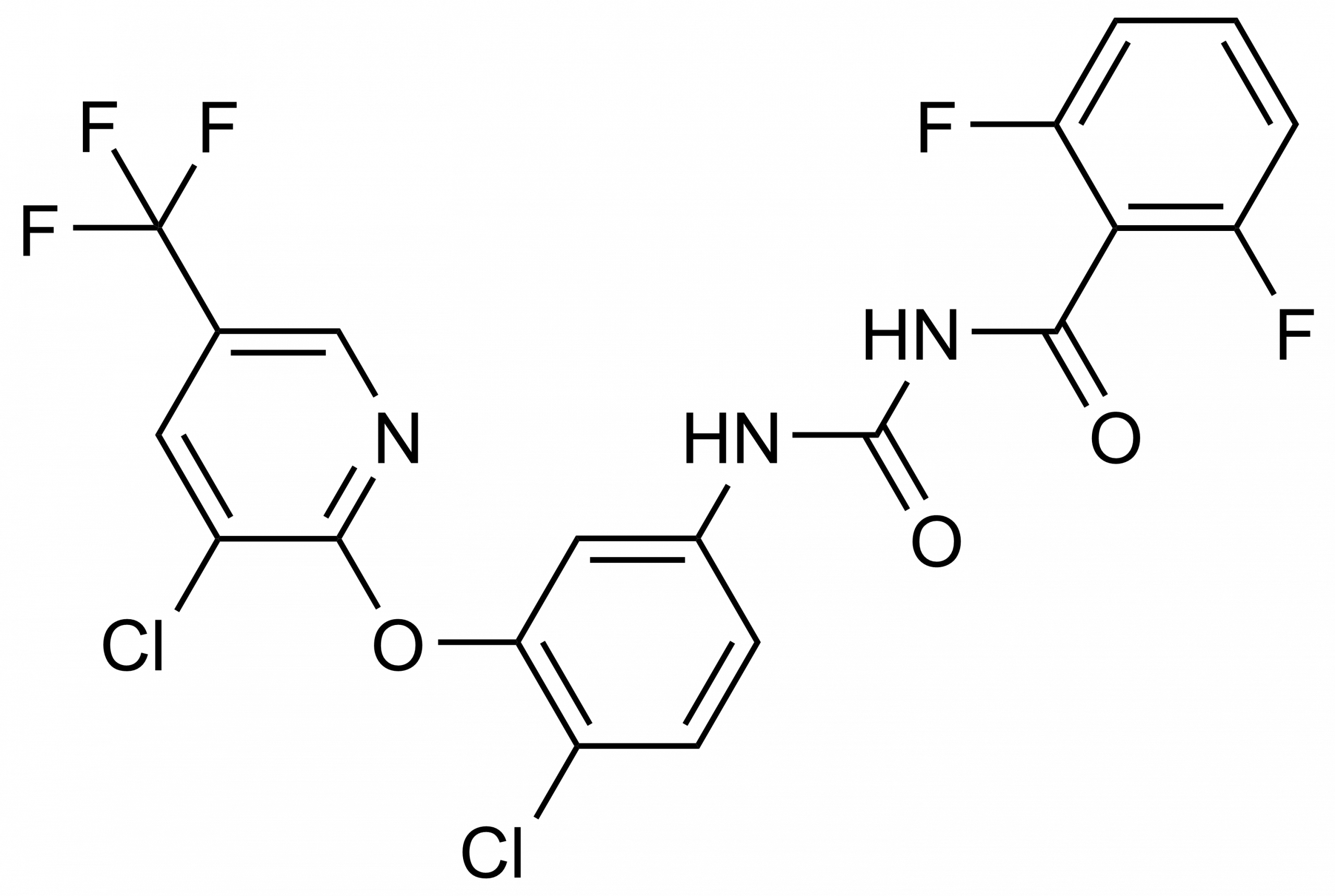 Fluazuron reference standard molecular structure (CAS 86811-58-7)