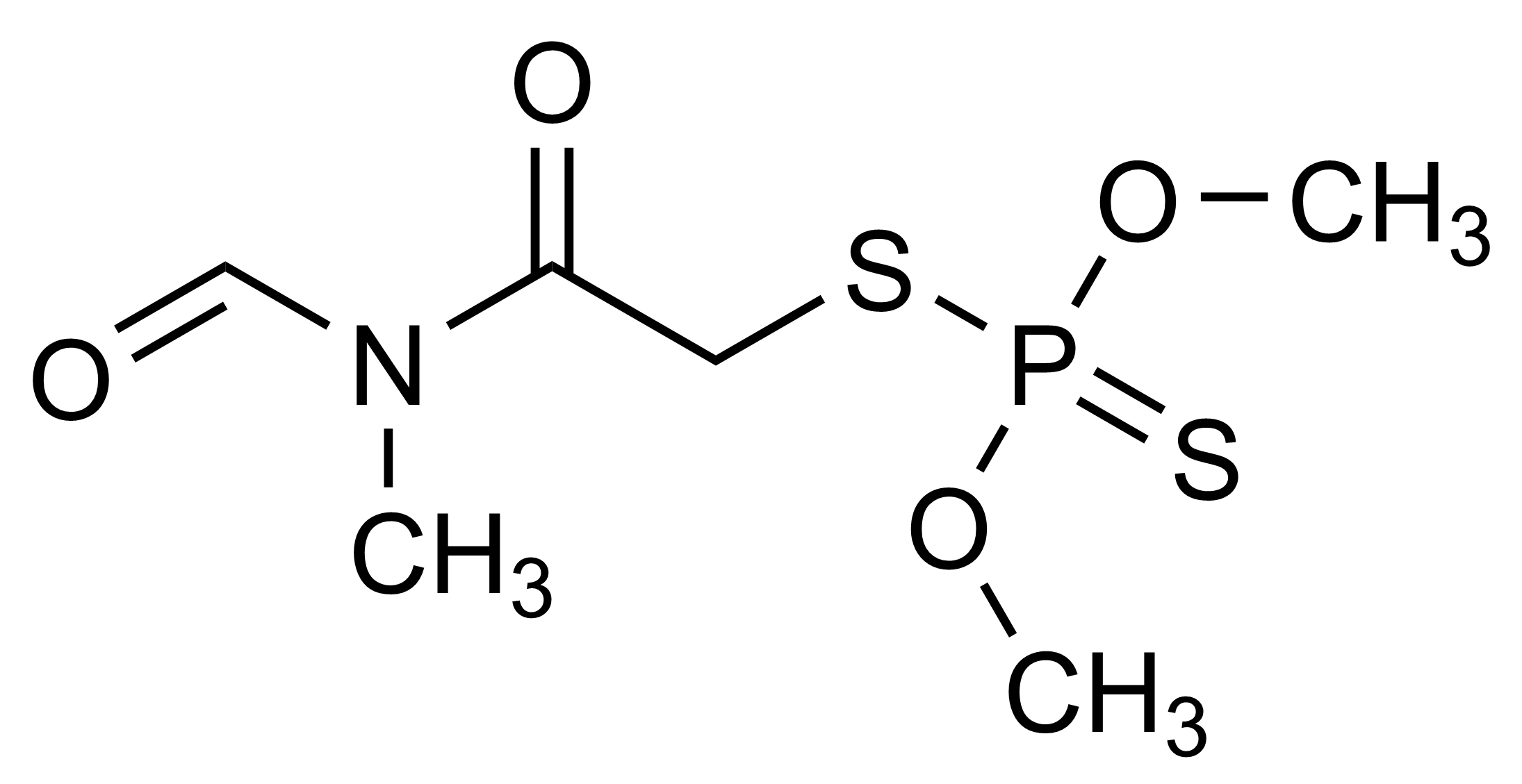 Formothion (CAS 2540-82-1) reference standard molecular structure for LC-MS/MS and GC-MS analysis