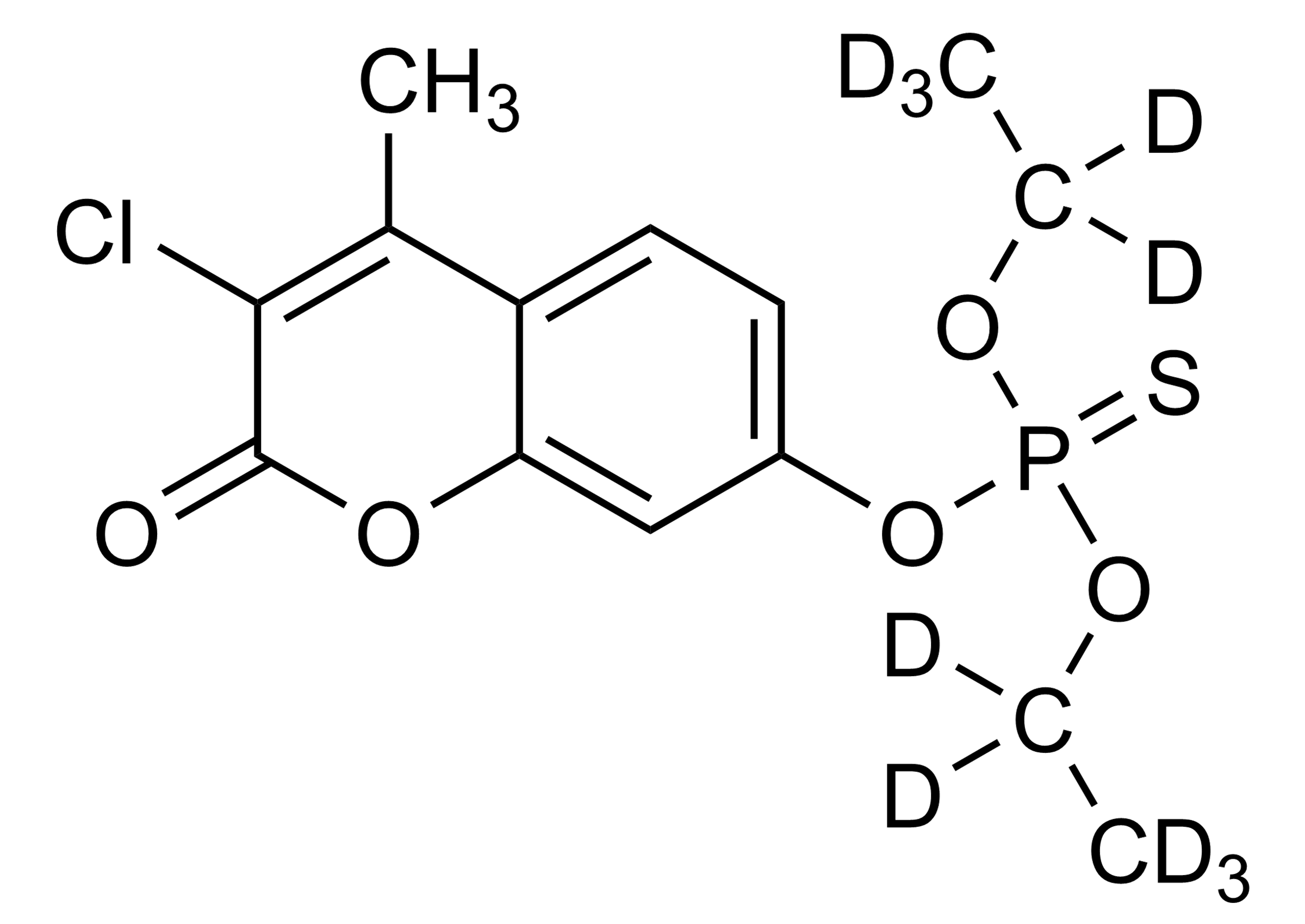 Coumaphos-D10 Reference Standard for LC-MS/MS and GC-MS - CAS 287397-86-8 Coumaphos-D10 reference standard molecular structure - CAS 287397-86-8