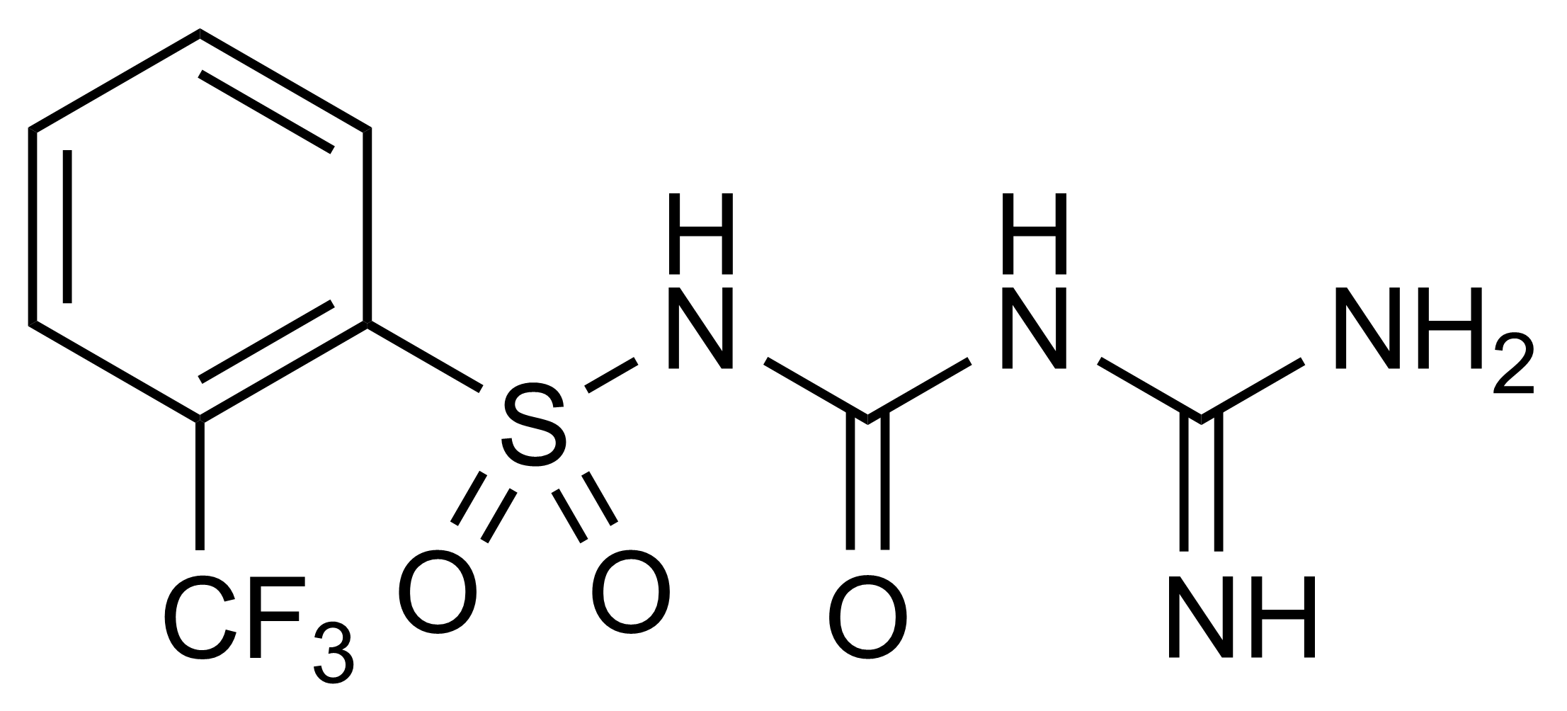 Molecular structure of Tritosulfuron Metabolite BH635-3 reference standard (CAS 1418095-30-3)
