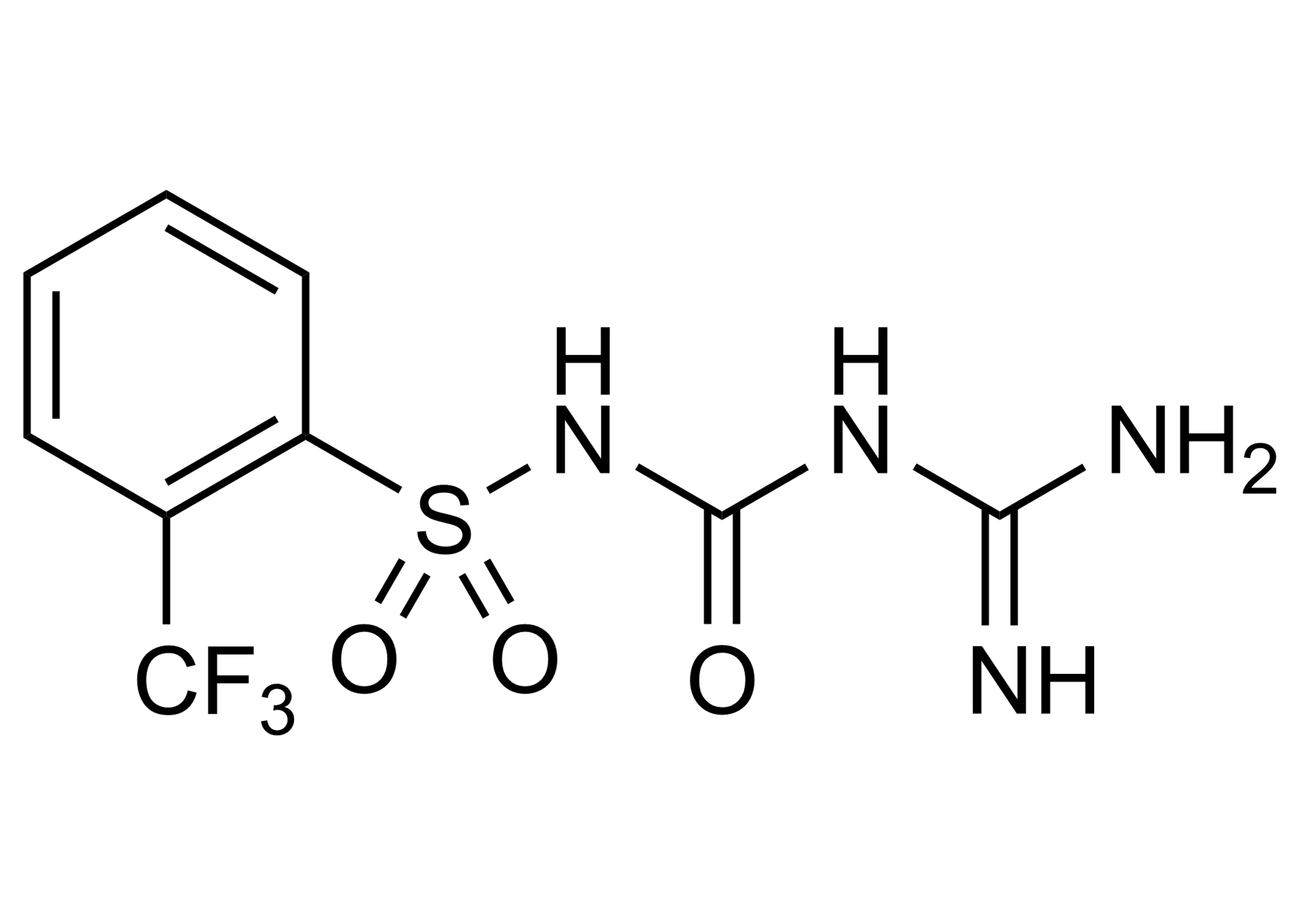 Tritosulfuron Metabolite BH635-3 Reference Standard Molecular Structure Molecular structure of Tritosulfuron Metabolite BH635-3 reference standard (CAS 1418095-30-3)