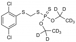 Phenkapton-D10 Molecular Structure Reference Standard Molecular structure of Phenkapton-D10 reference standard for LC MS MS analysis