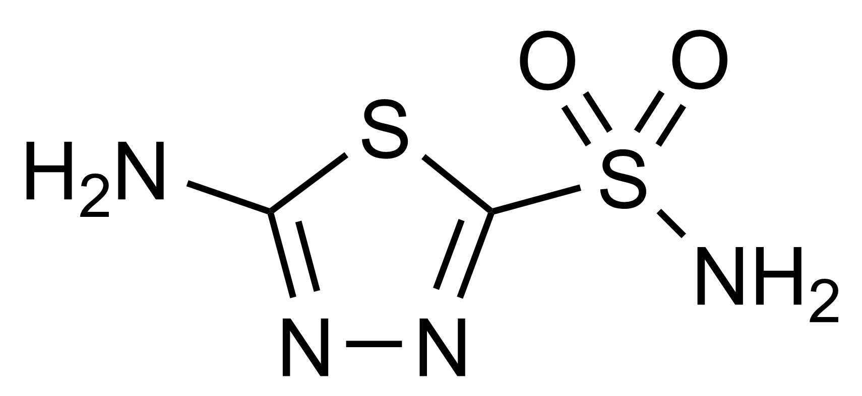 5-Amino-1,3,4-thiadiazole-2-sulfonamide Reference Standard Structure 5-Amino-1,3,4-thiadiazole-2-sulfonamide reference standard molecular structure (CAS 14949-00-9)