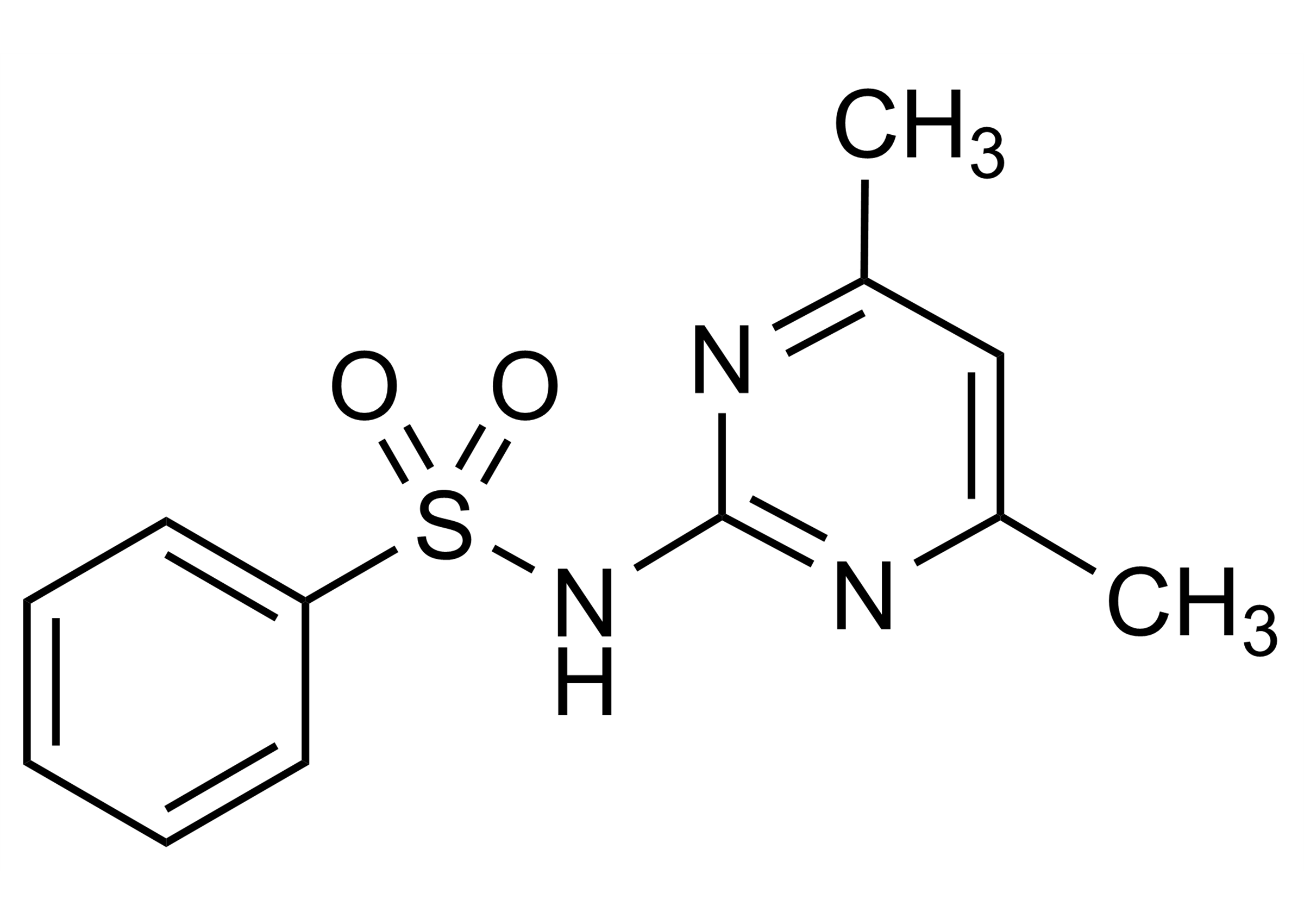Desaminosulfadimidine Reference Standard – Molecular Structure Desaminosulfadimidine reference standard molecular structure for LC-MS/MS and GC-MS calibration