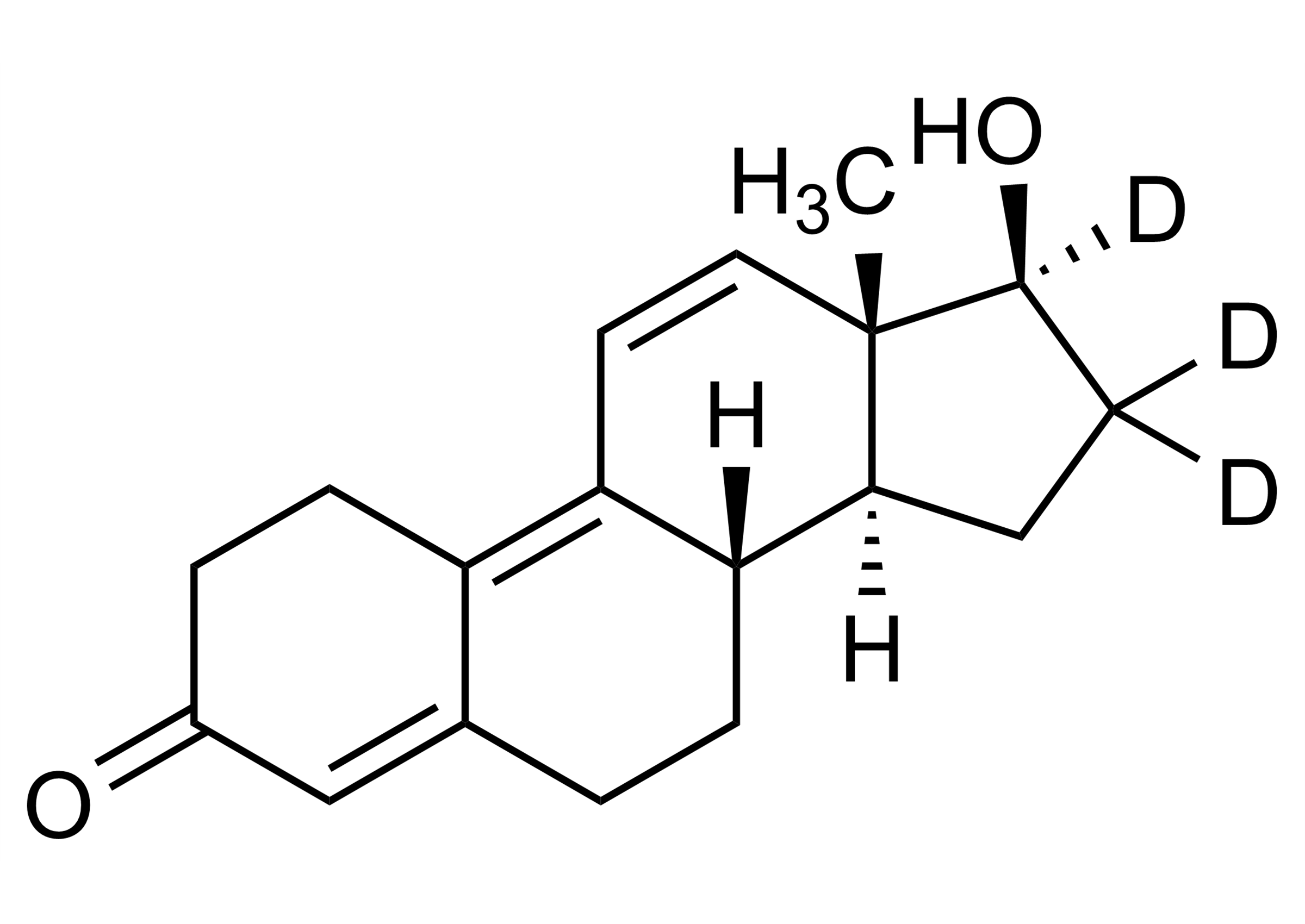 Trenbolone D3 reference standard molecular structure (CAS 2026642-62-4)