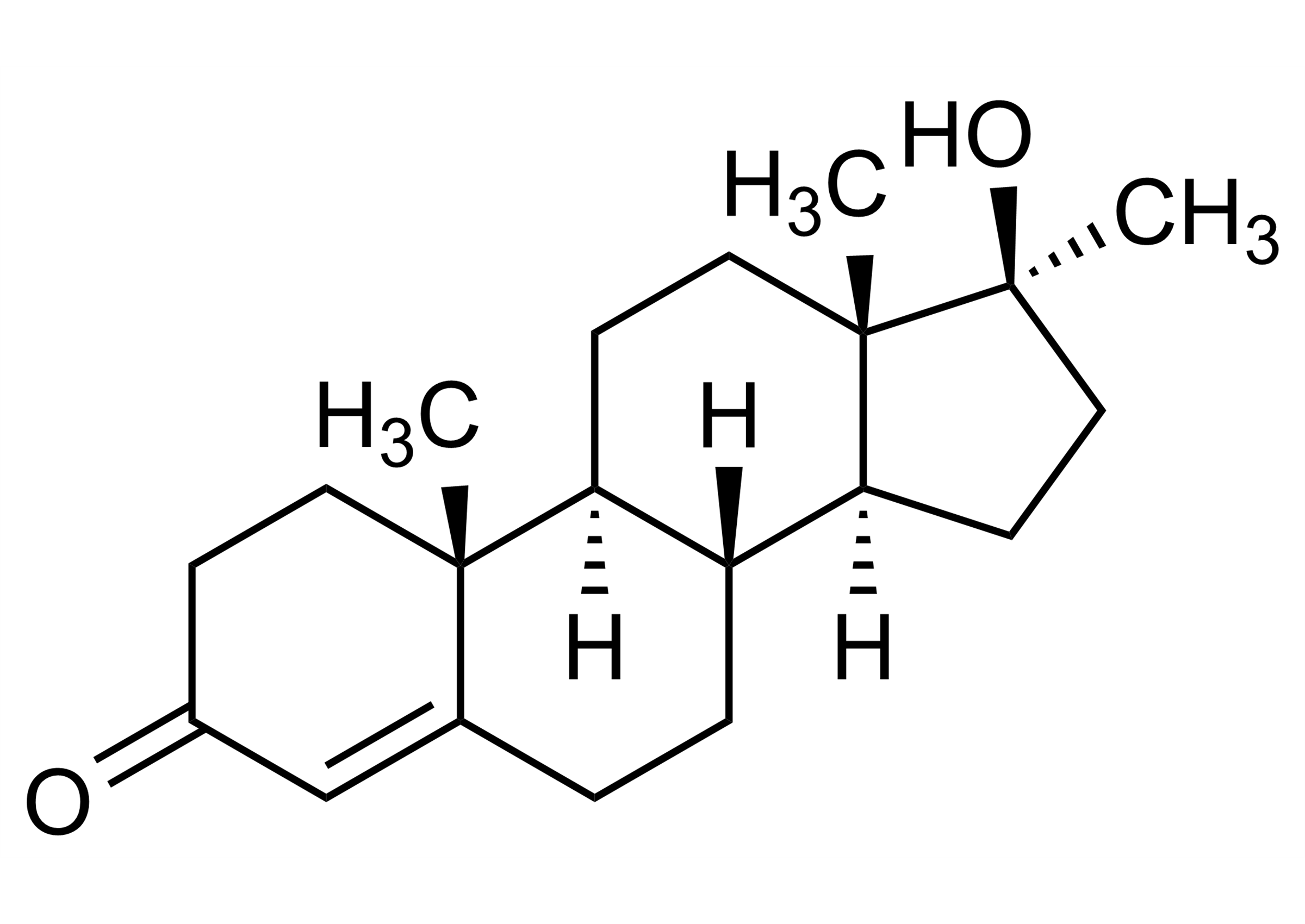 Methyltestosterone Reference Standard Molecular Structure Methyltestosterone molecular structure reference standard CAS 58-18-4