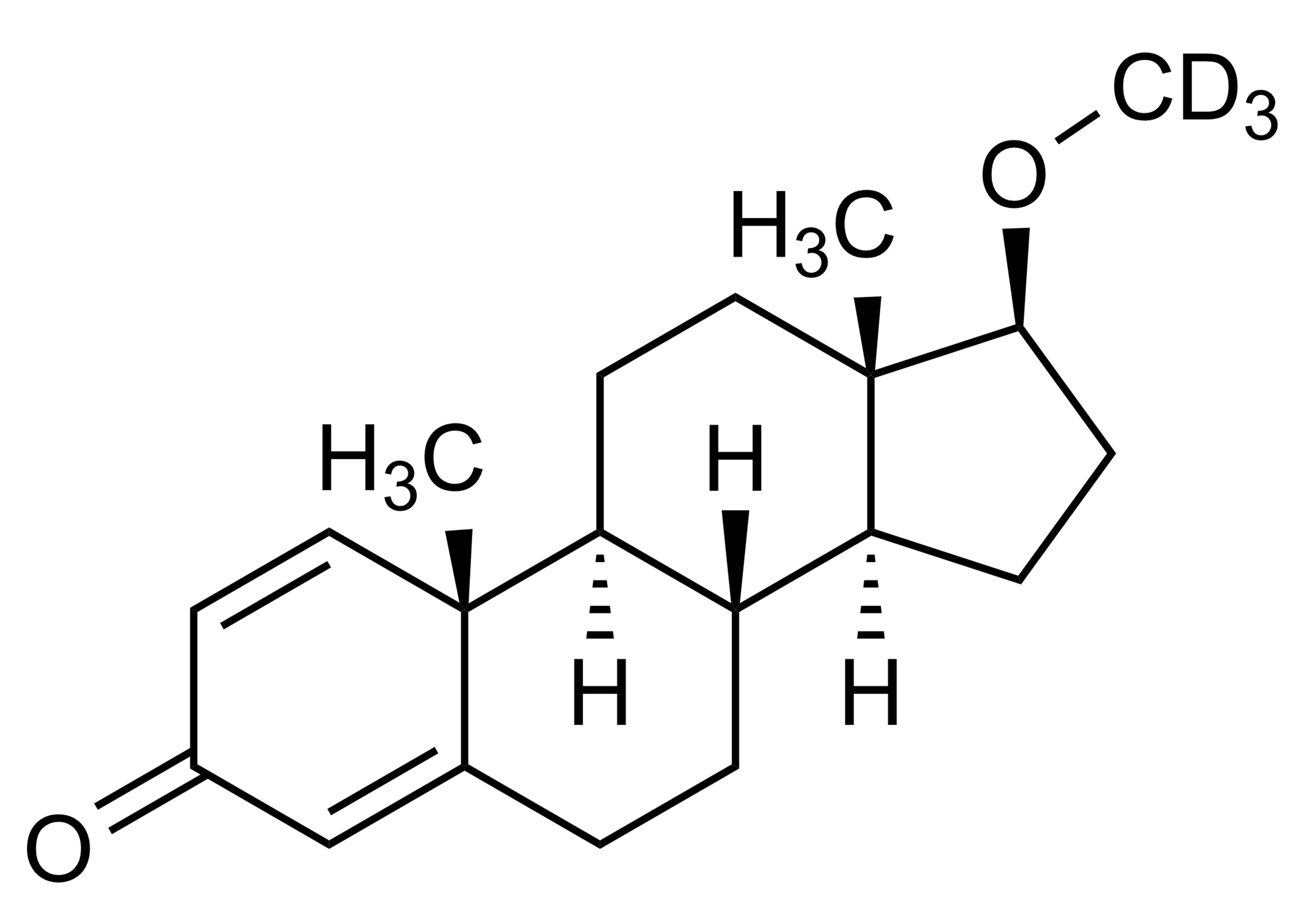 17 O Methylboldenone D3 reference standard molecular structure for LC-MS/MS and GC-MS quantification