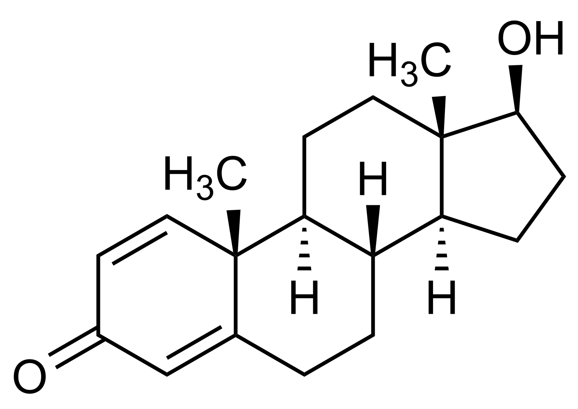 17-beta Boldenone reference standard molecular structure for LC-MS/MS and GC-MS calibration