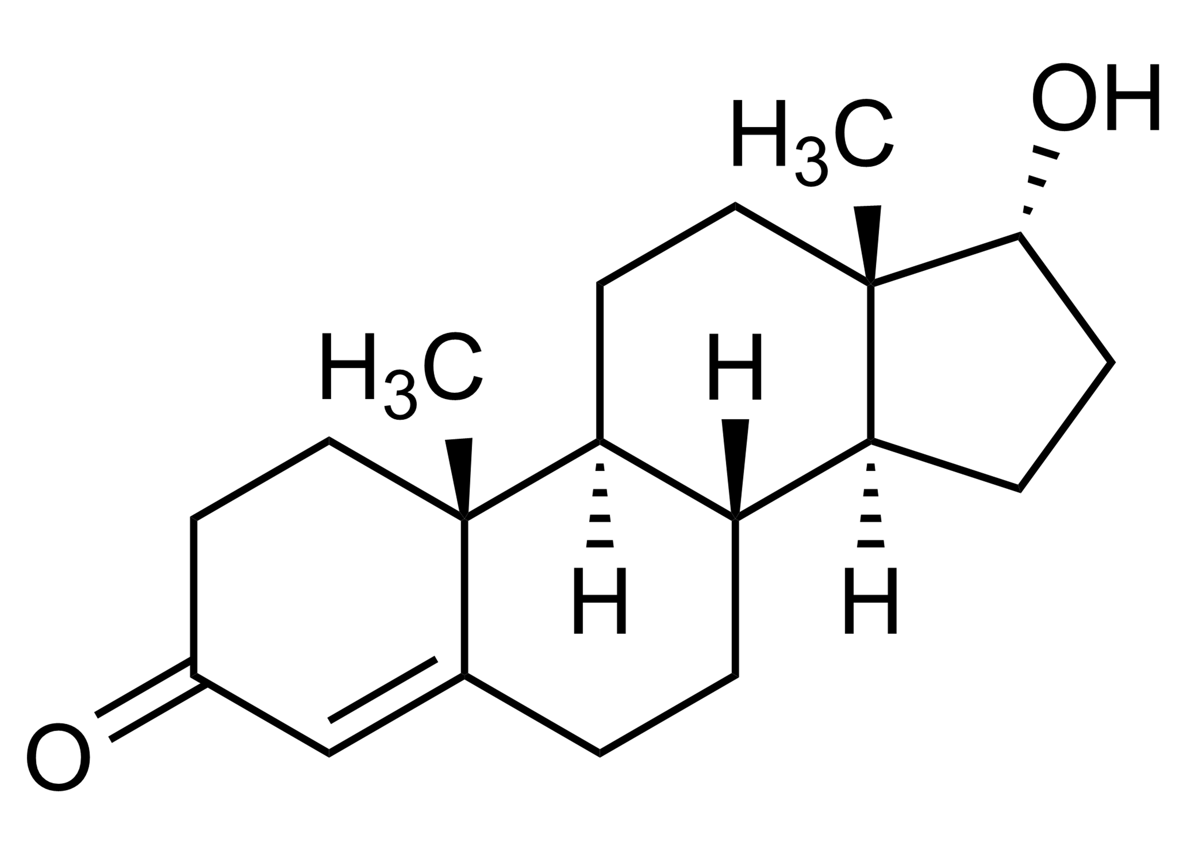 Epitestosterone reference standard molecular structure CAS 481-30-1