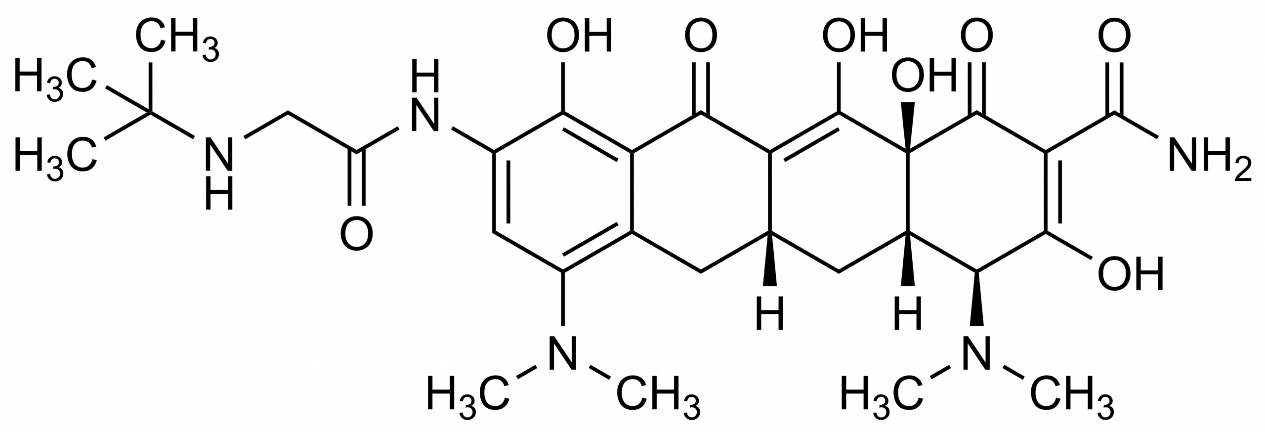 Tigecycline Reference Standard Structure Tigecycline reference standard molecular structure (CAS 220620-09-7)