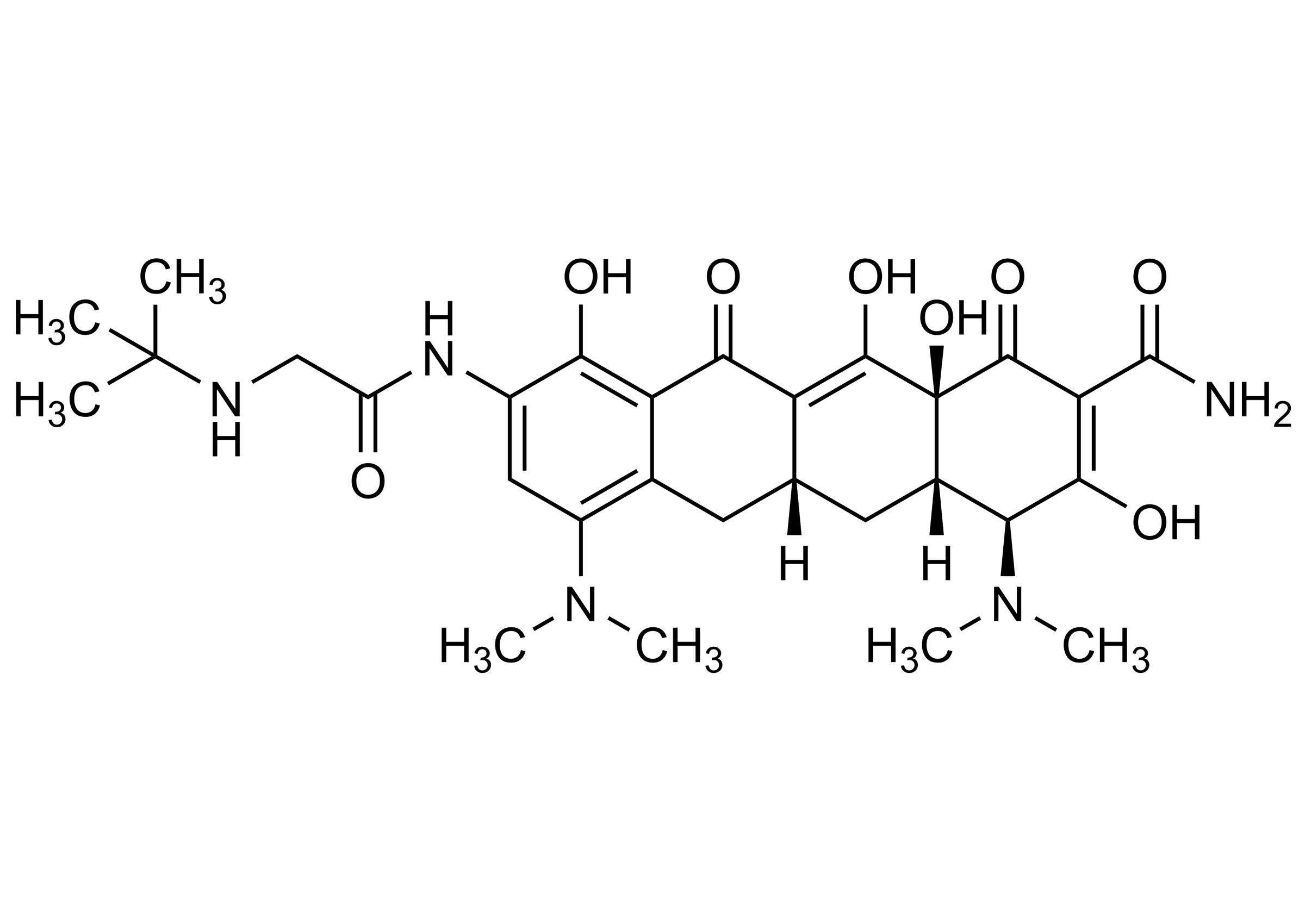 Tigecycline Reference Standard Structure Tigecycline reference standard molecular structure (CAS 220620-09-7)