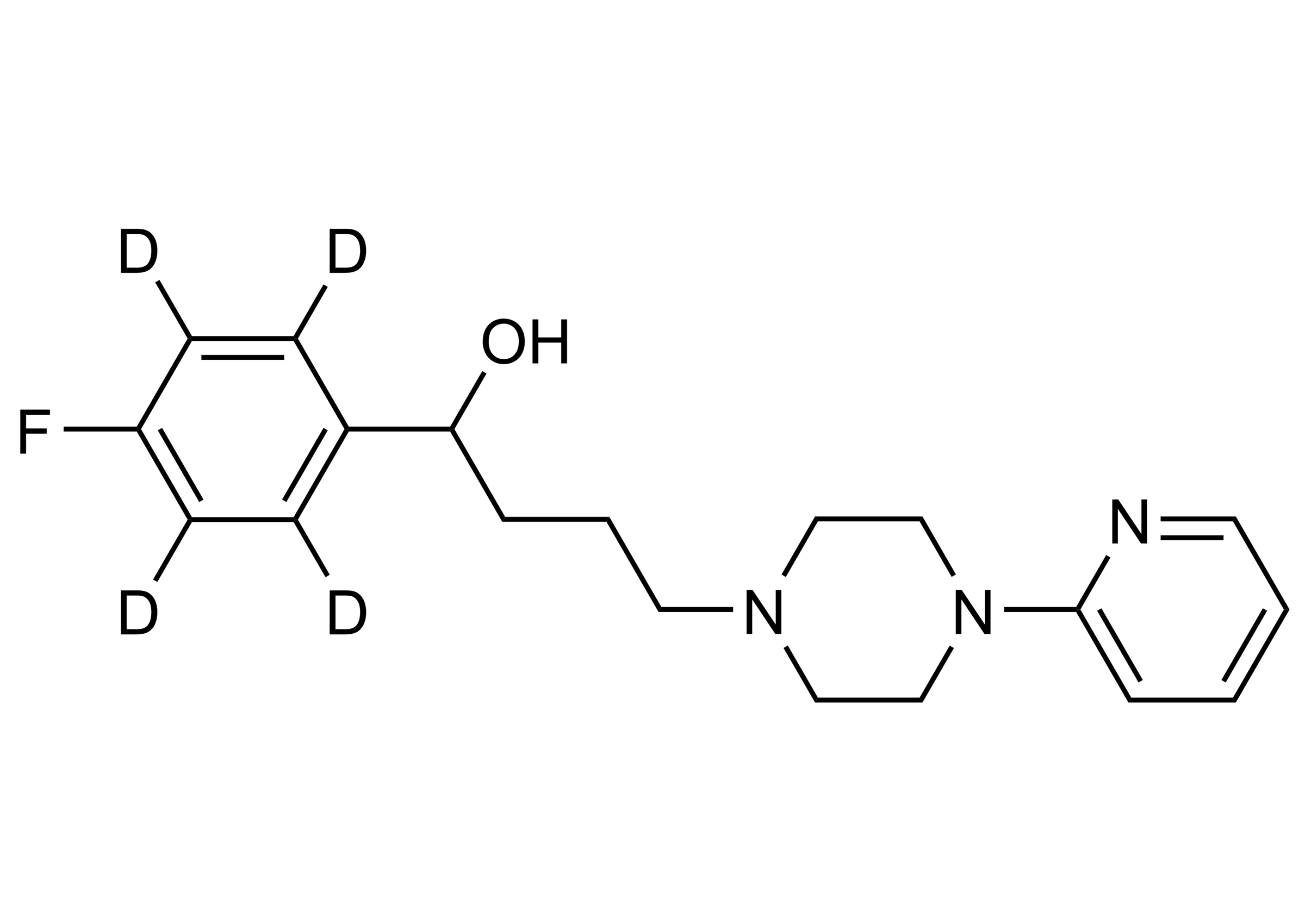 Azaperol D4 reference standard molecular structure for LC-MS/MS and GC-MS