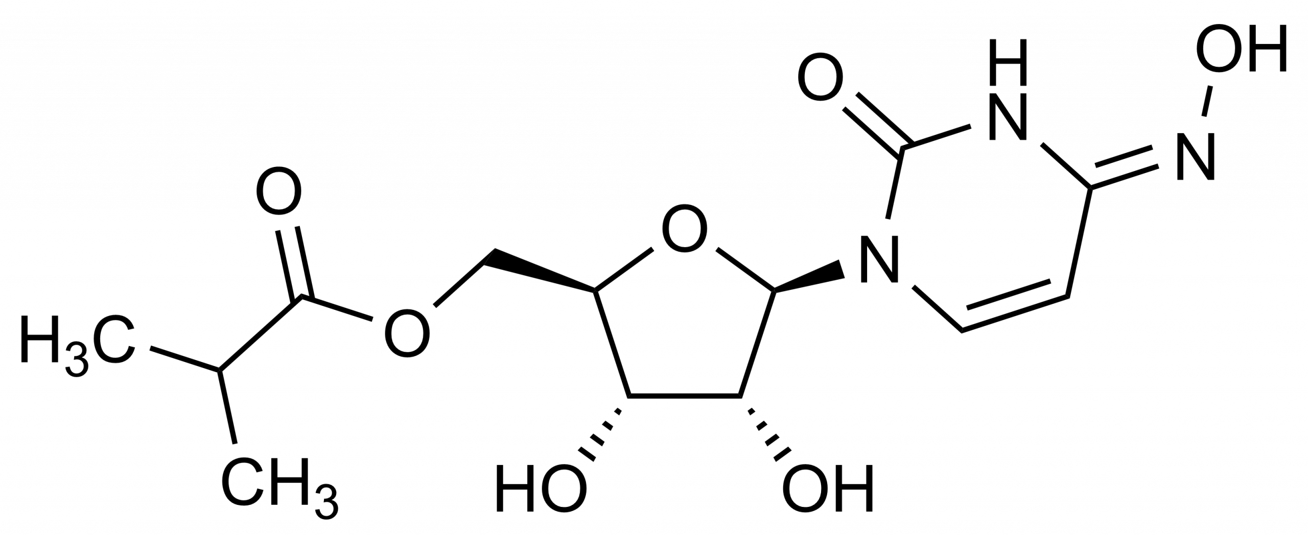 Molnupiravir reference standard molecular structure for LC-MS/MS and GC-MS calibration