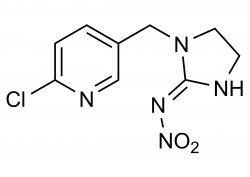 Imidacloprid Reference Standard Molecular Structure Imidacloprid molecular structure reference standard for analytical chemistry
