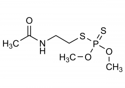 Molecular structure of Amiphos reference standard for analytical calibration