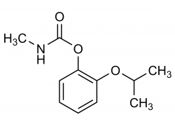 Propoxur molecular structure reference standard CAS 114-26-1