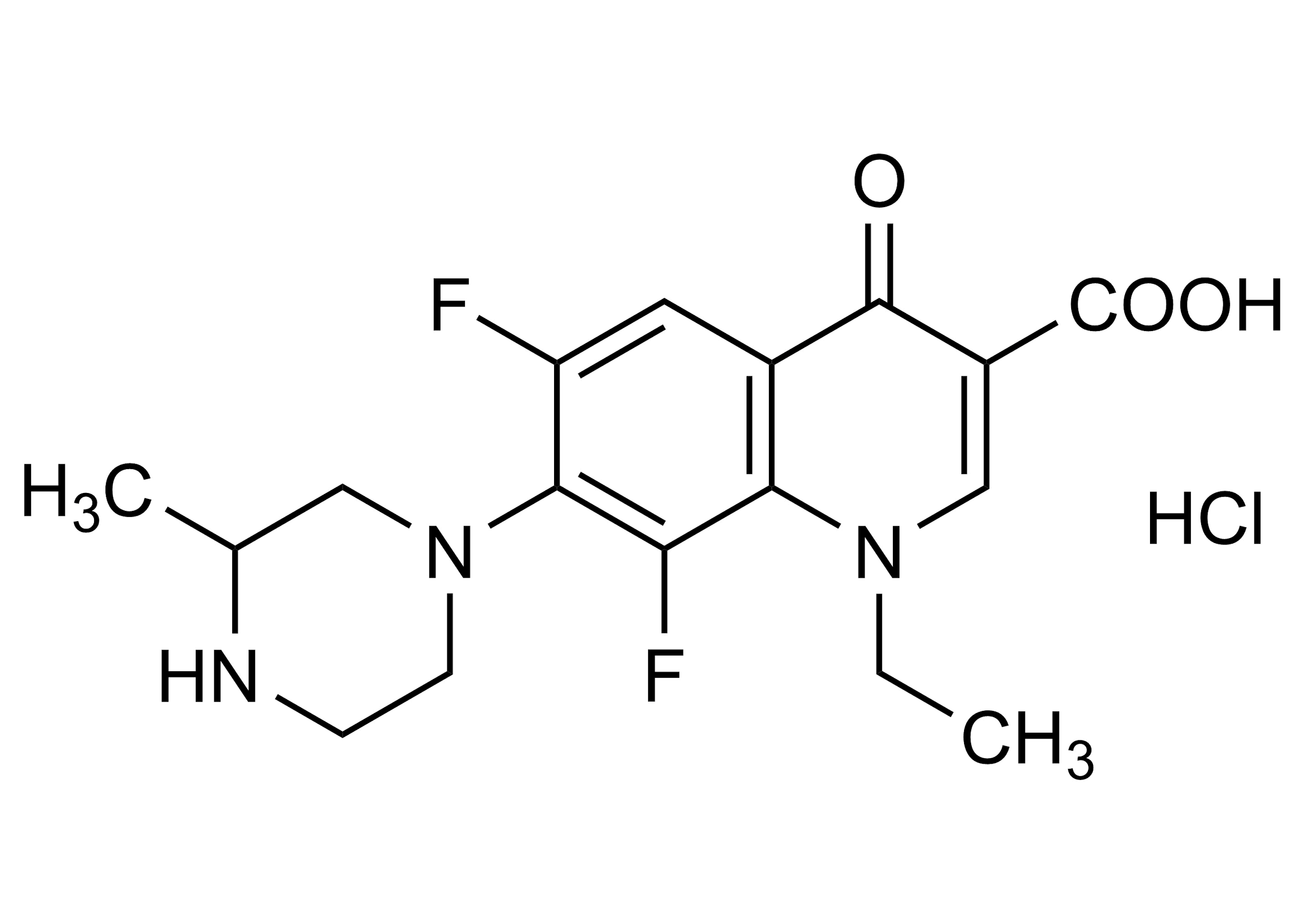 Lomefloxacin hydrochloride