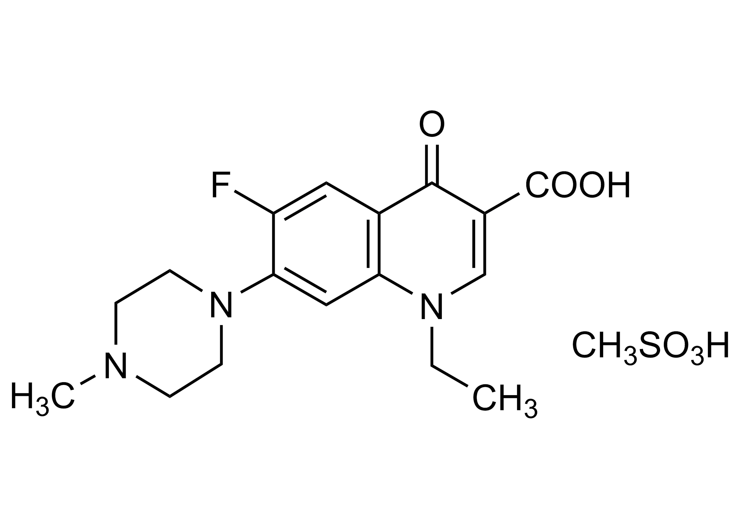 Pefloxacin mesylate