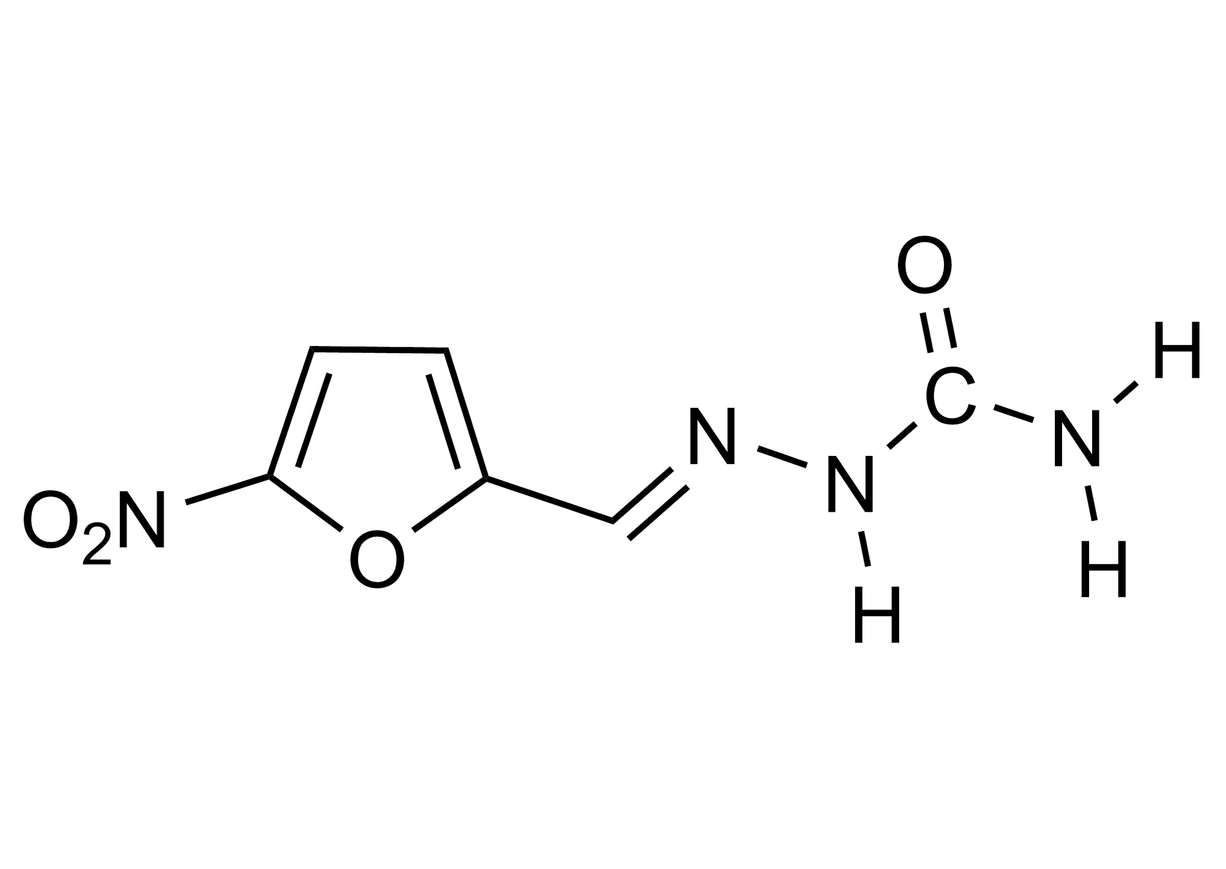 Nitrofurazone molecular structure reference standard for LC-MS/MS and GC-MS residue analysis