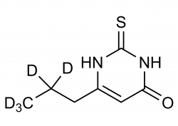 6-Propyl-D5-2-thiouracil molecular structure reference standard for LC-MS/MS and GC-MS analysis