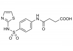 Succinylsulfathiazole Reference Standard Molecular Structure Succinylsulfathiazole molecular structure reference standard for LC-MS/MS and GC-MS laboratory analysis