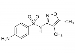Sulfatroxazole molecular structure reference standard for LC-MS/MS and GC-MS analysis