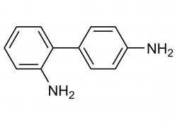 Biphenyl-2,4'-diamine molecular structure reference standard CAS 492-17-1